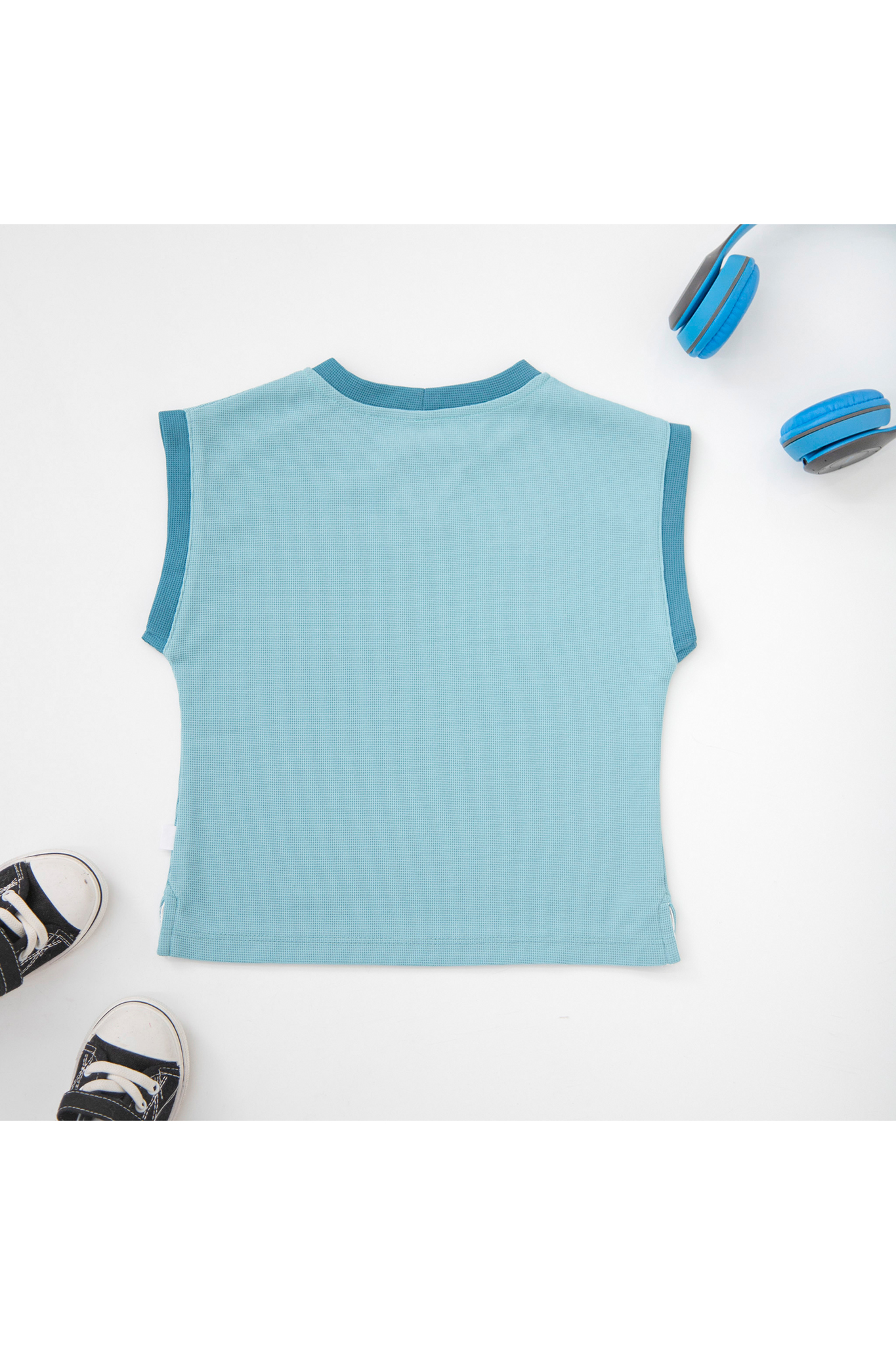 Áo thun tổ ong sát nách phối màu_thumbnail_5