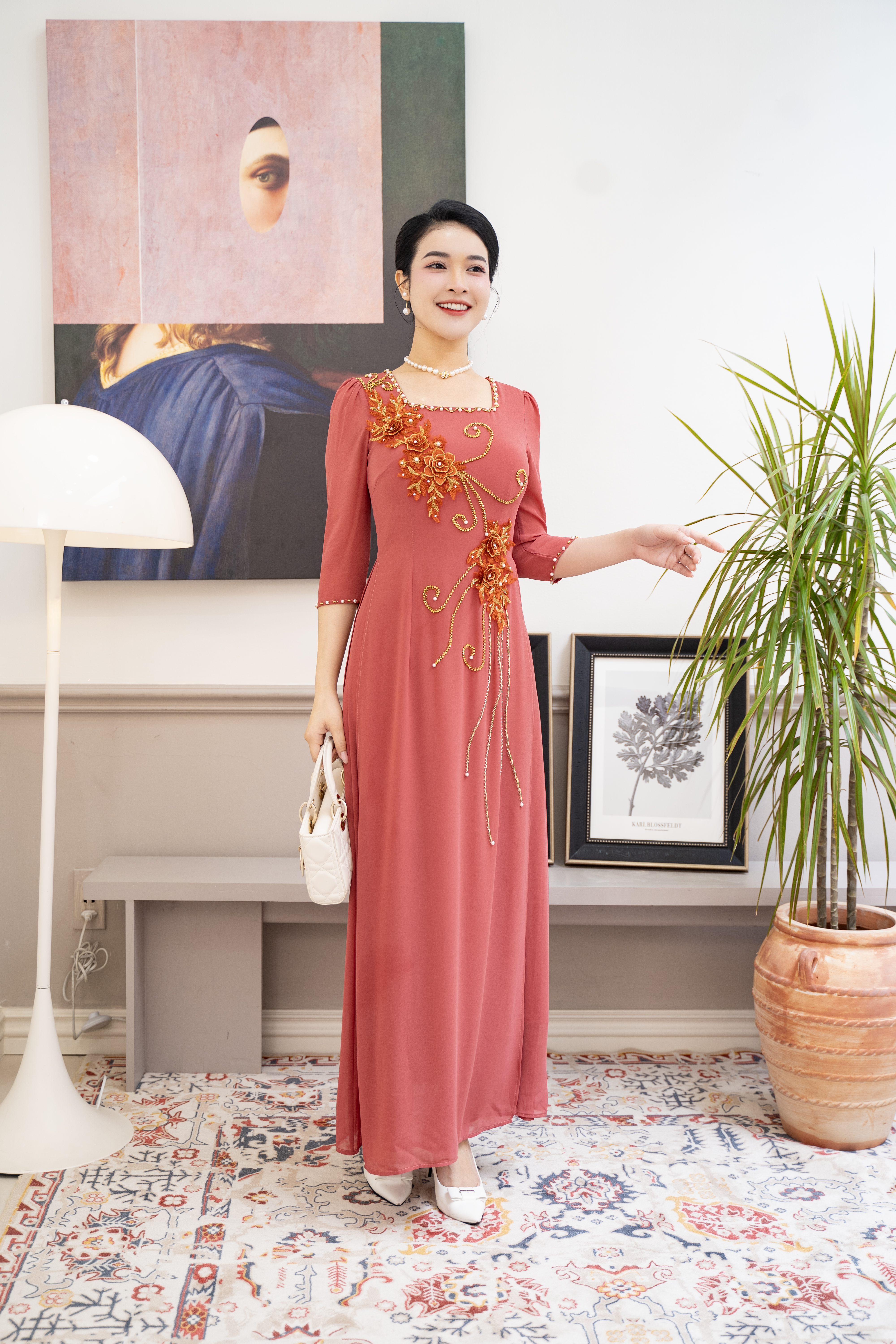 Đầm giả áo dài - Y1771 - Thương hiệu Zonbig_thumbnail_3