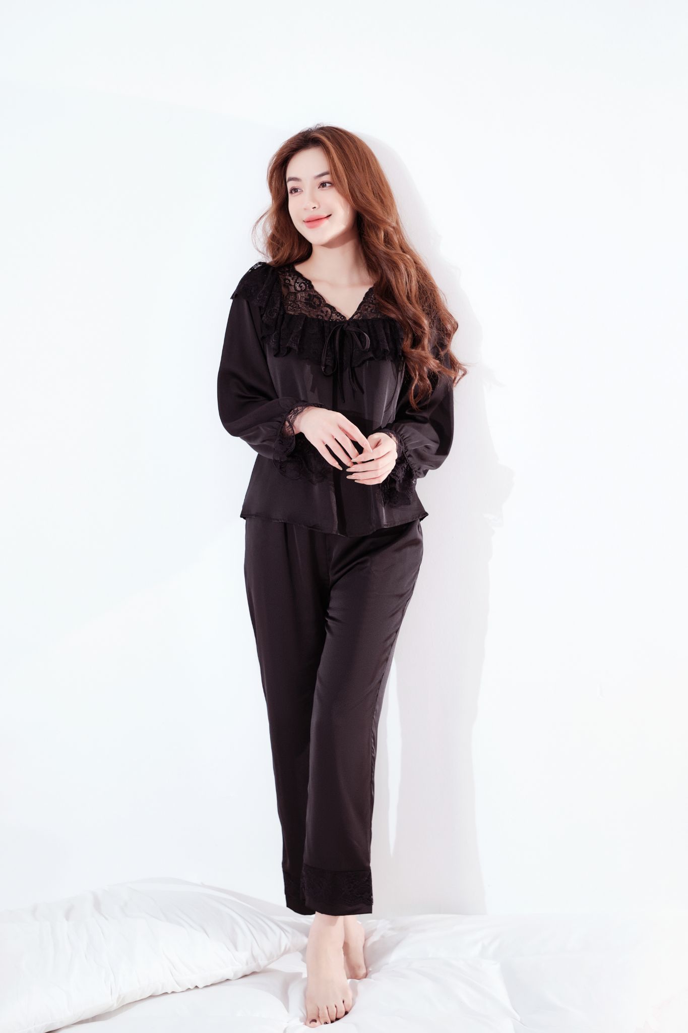 Bộ ngủ áo dài tay, quần dài BN60