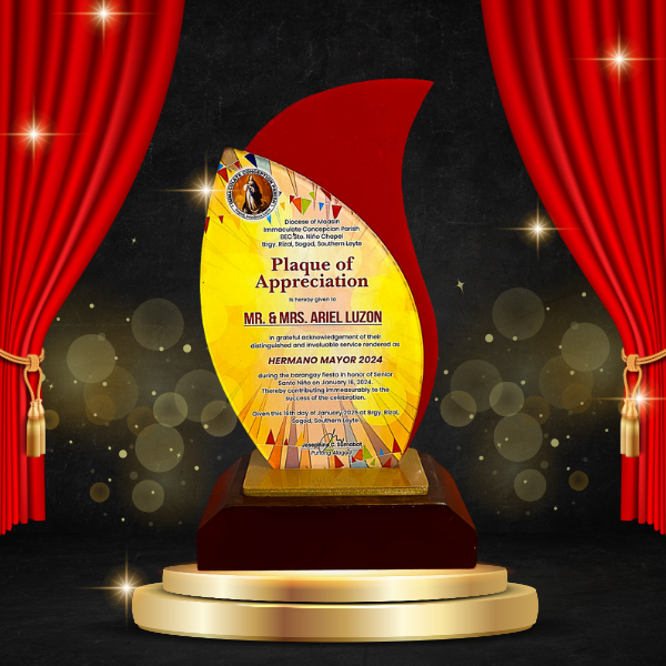 Service Award Plaque