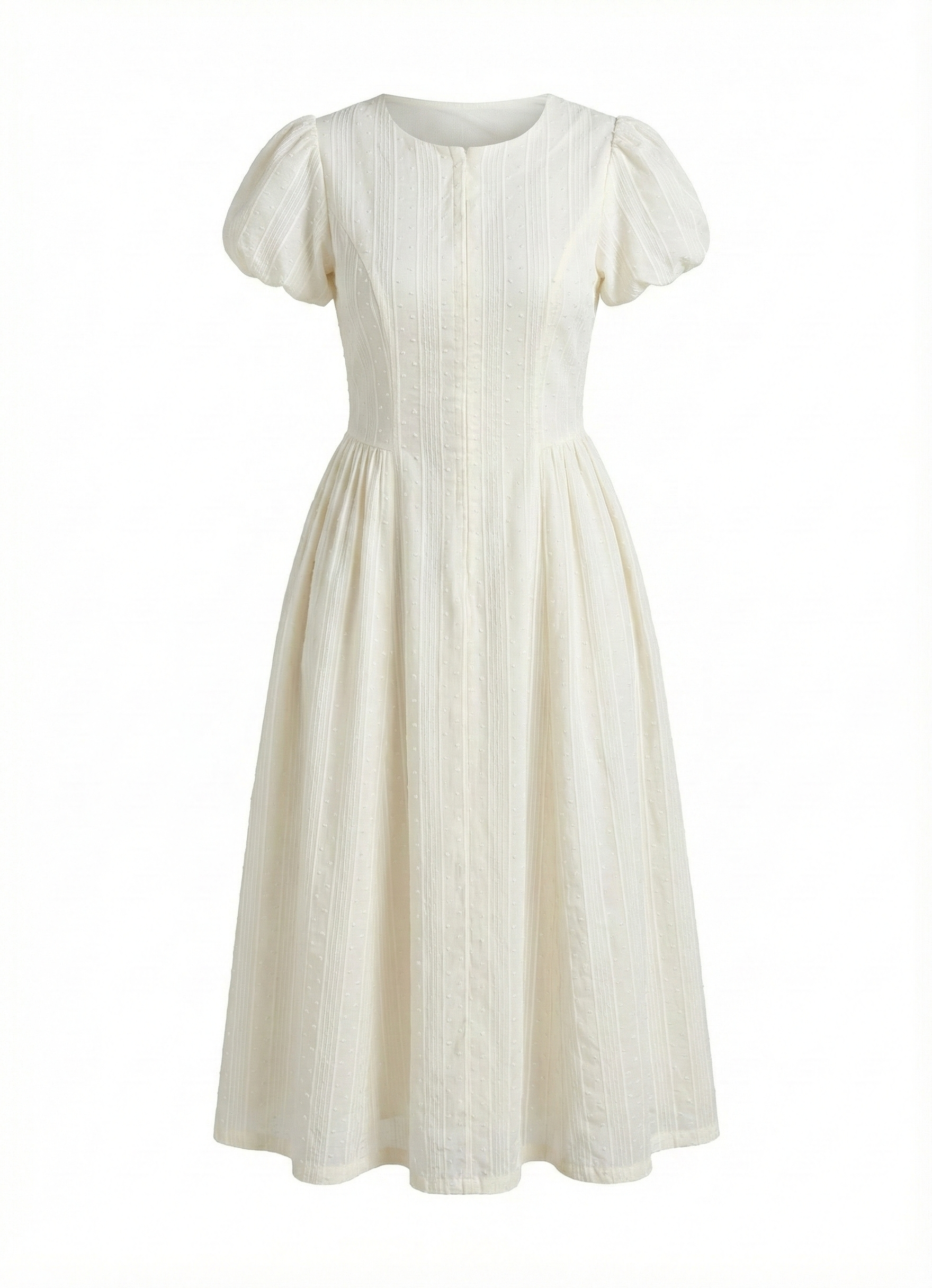 Đầm dáng dài chấm bi kiểu bigsize DA154 dành cho nàng béo mập từ 55-95kg_thumbnail_4