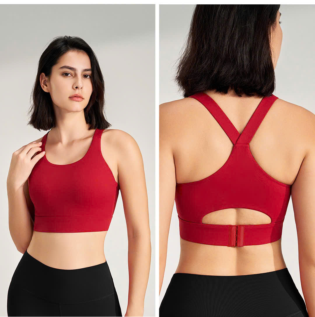 Áo Lót Thể Thao Tập Gym Yoga Nữ Yumiisport Áo Bra Hai Dây Cài Khoá Nâng Ngực Không Gọng Vải Co Giãn Thoáng Mát Sẵn Mút_thumbnail_8