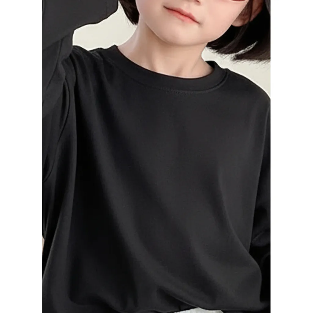 Áo thun kid trơn form rộng Kado vải cotton dày dặn thoáng mát thấm hút tốt cho bé AET00067_thumbnail_8