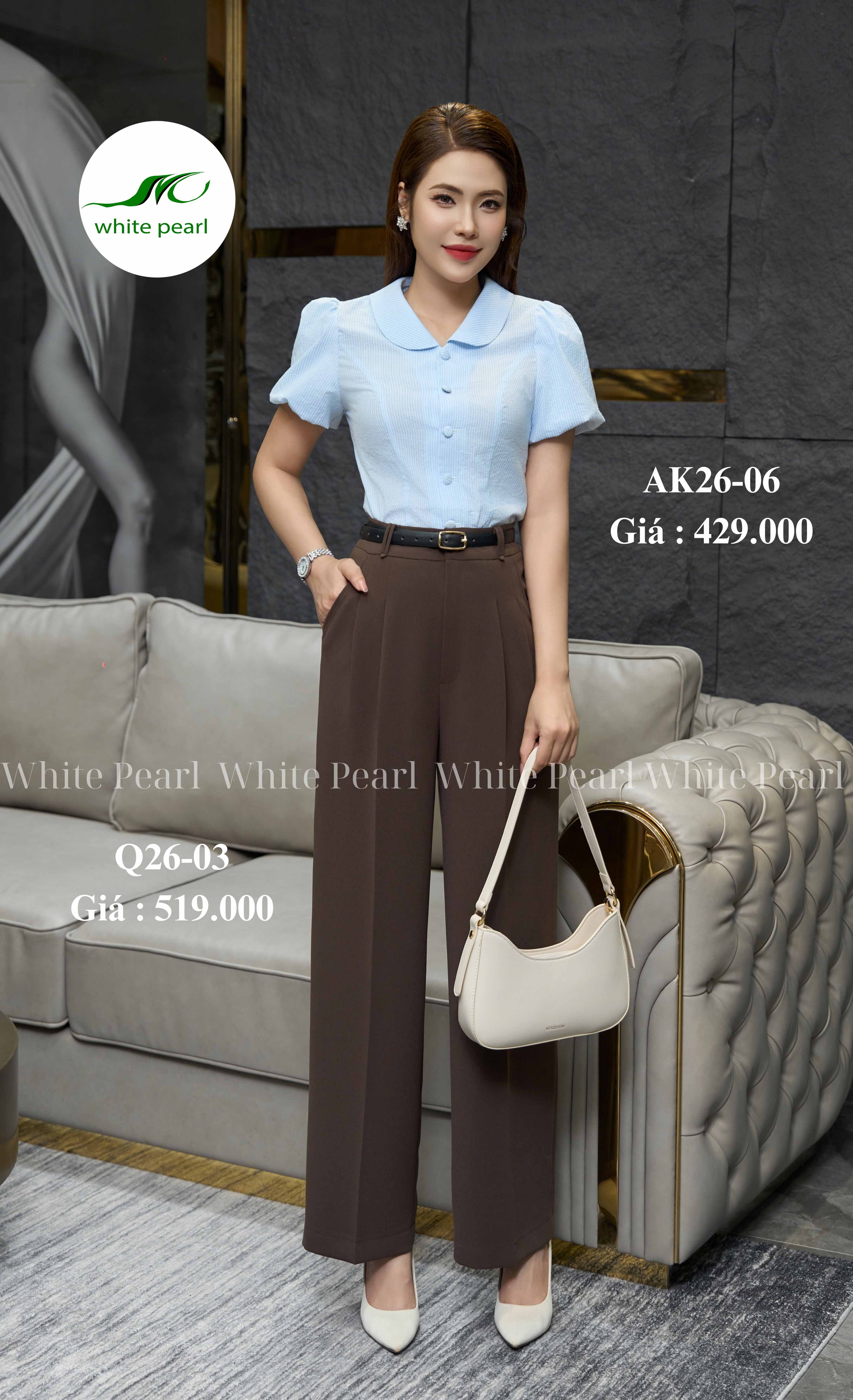 Quần suông 2 ly bật thời trang công sở nữ cao cấp White Pearl_thumbnail_0