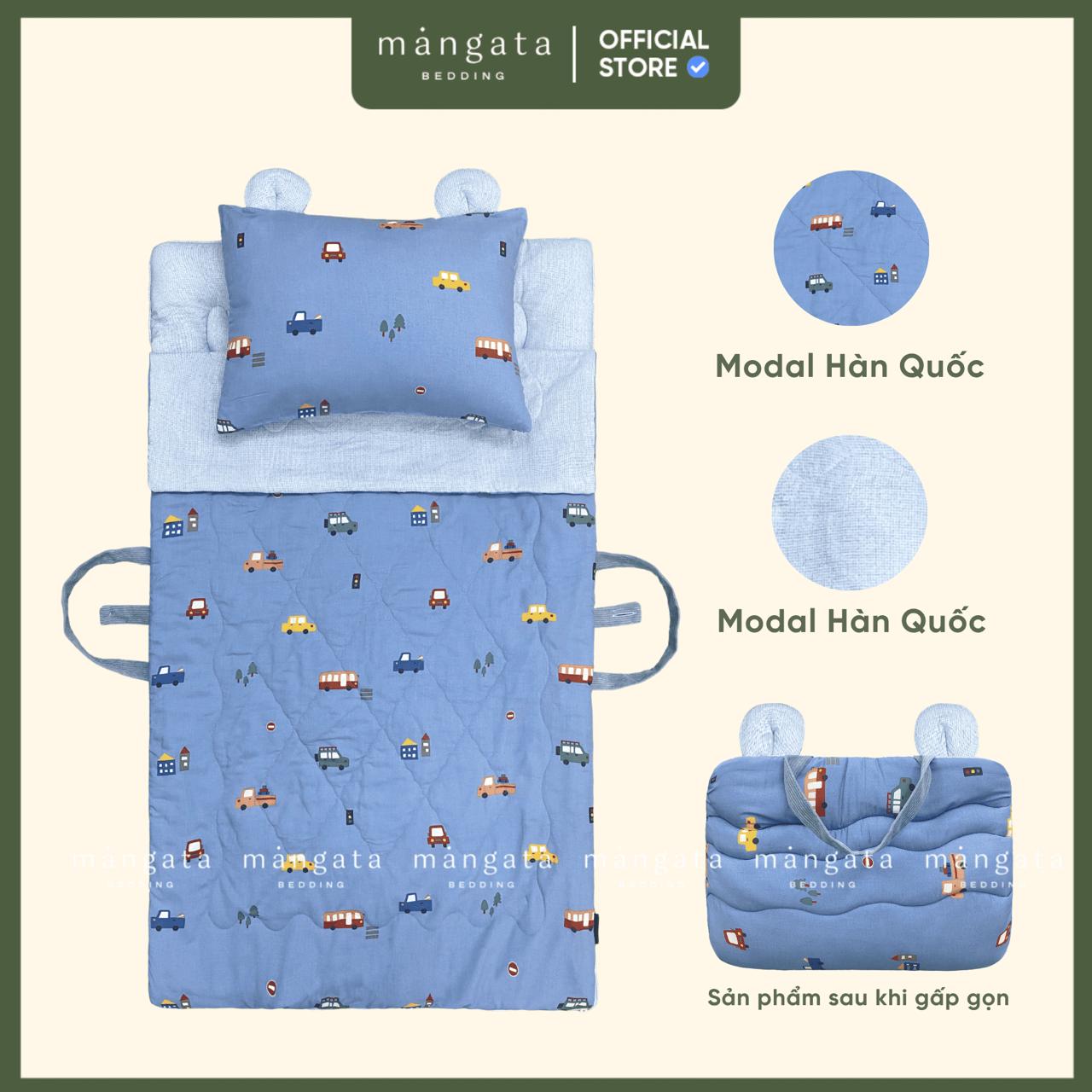 Mẫu Ô tô xe tải - Bộ chăn gối gấp gọn đi học