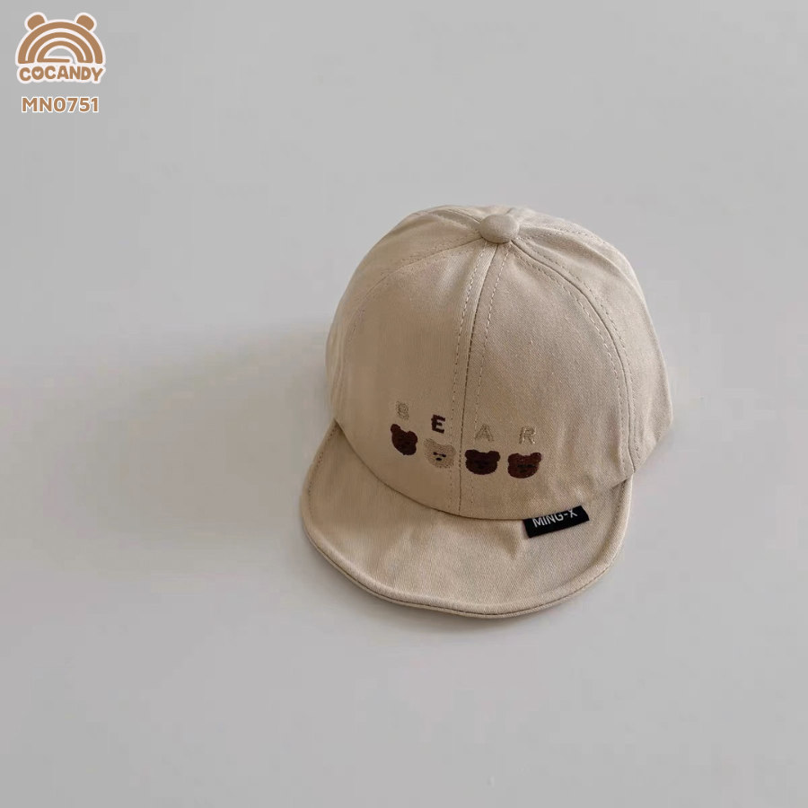 Mũ lưỡi trai 4 gấu Bear BE ĐẬM_thumbnail_0