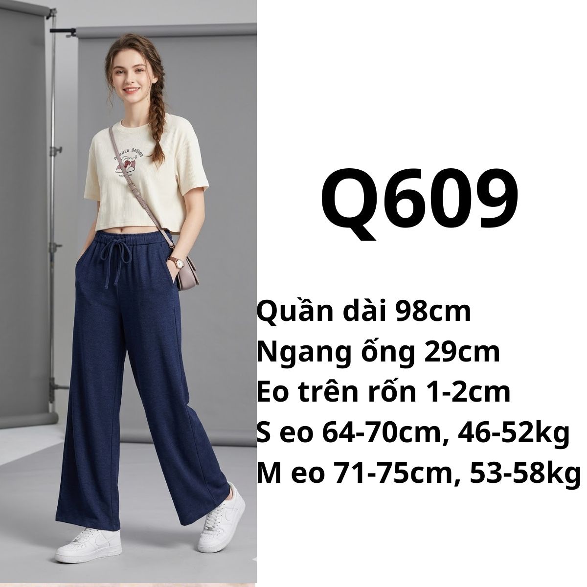 Q609-QUẦN THUN LỤA