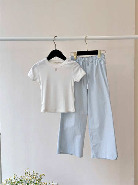 Amy Lougewear Set ‘25 (Áo Thun Tăm x Quần Dài)