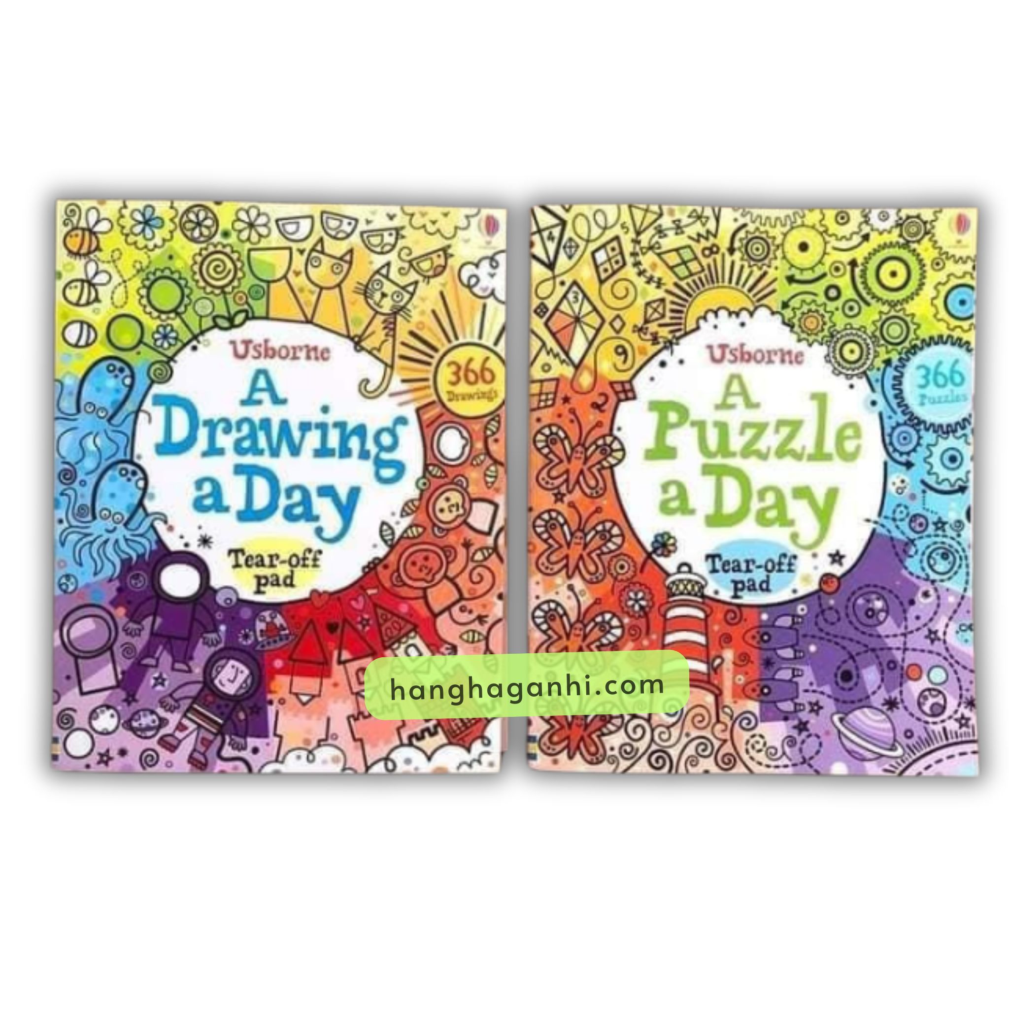 Usborne A drawing a day, bộ 2 sách nhập khẩu_thumbnail_0