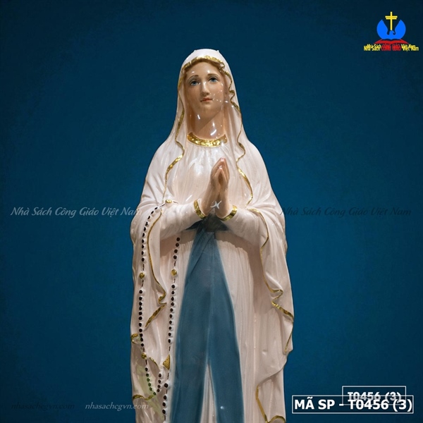 Đức Mẹ Lộ Đức mẫu Pháp 50cm sơn cao cấp dát vàng_thumbnail_3