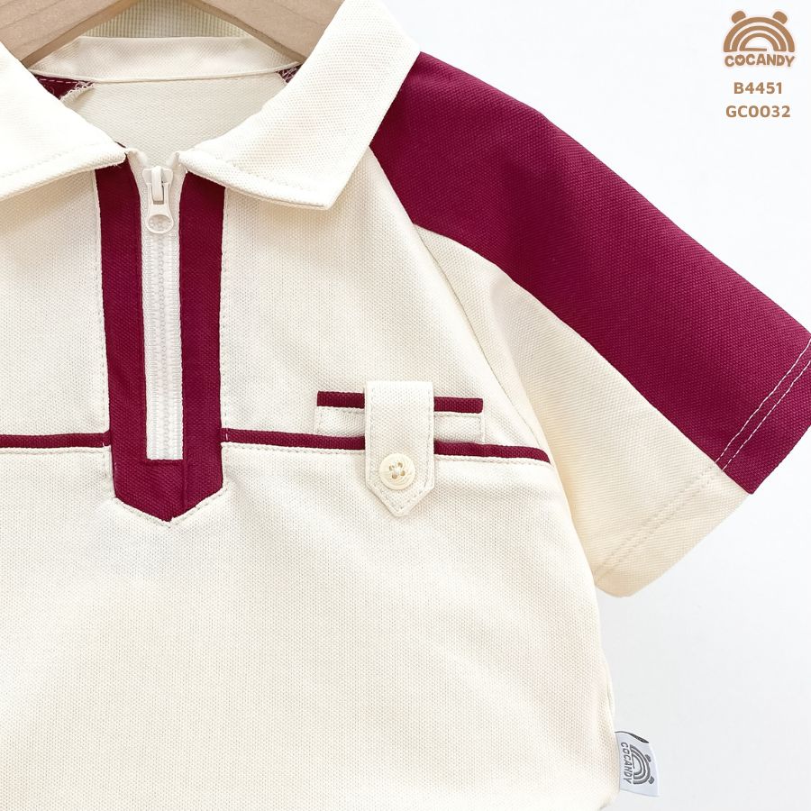 Bộ cộc BE phối đỏ polo cổ khóa_thumbnail_1