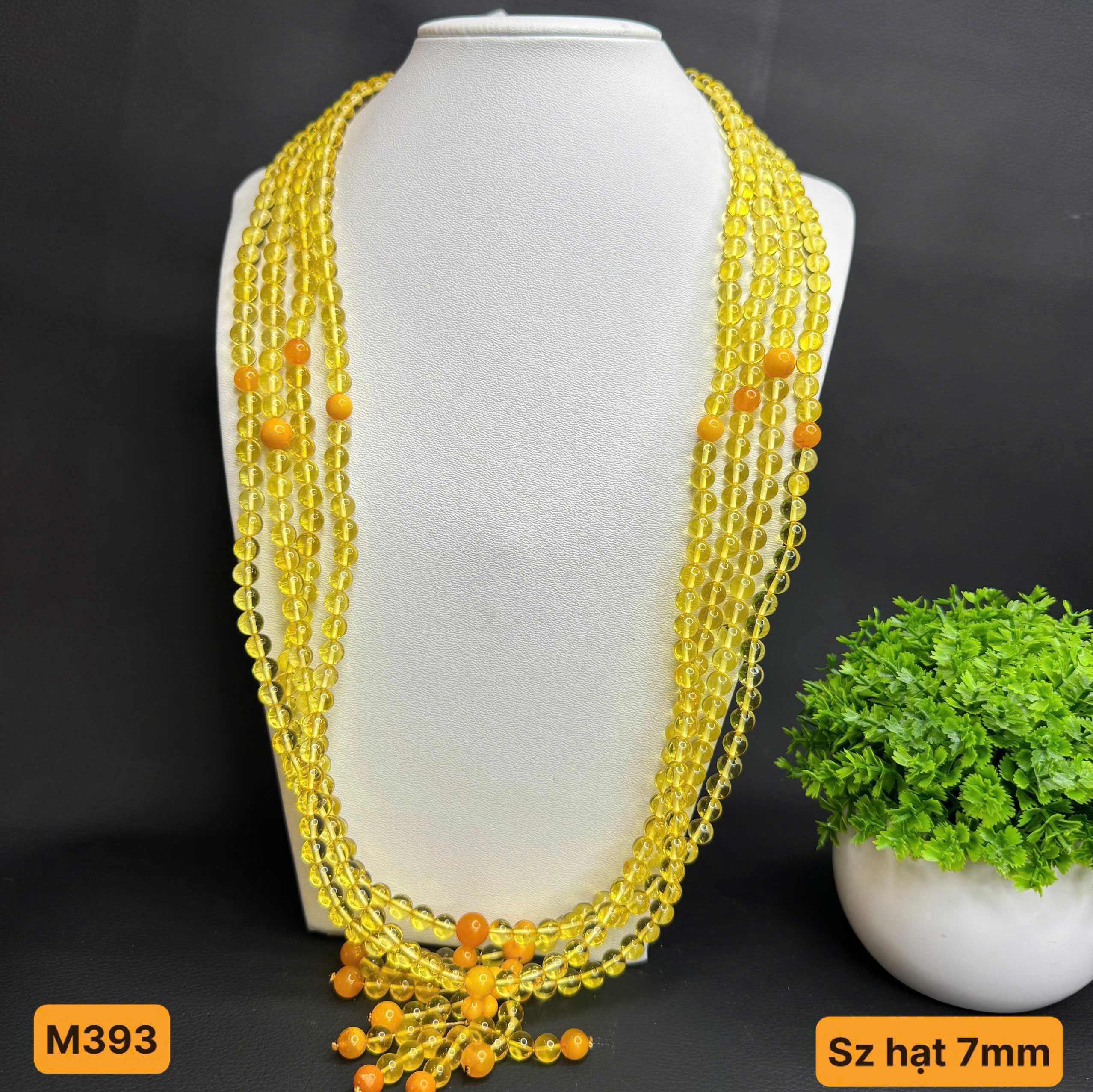 Chuỗi 108 Hạt Trong - M393