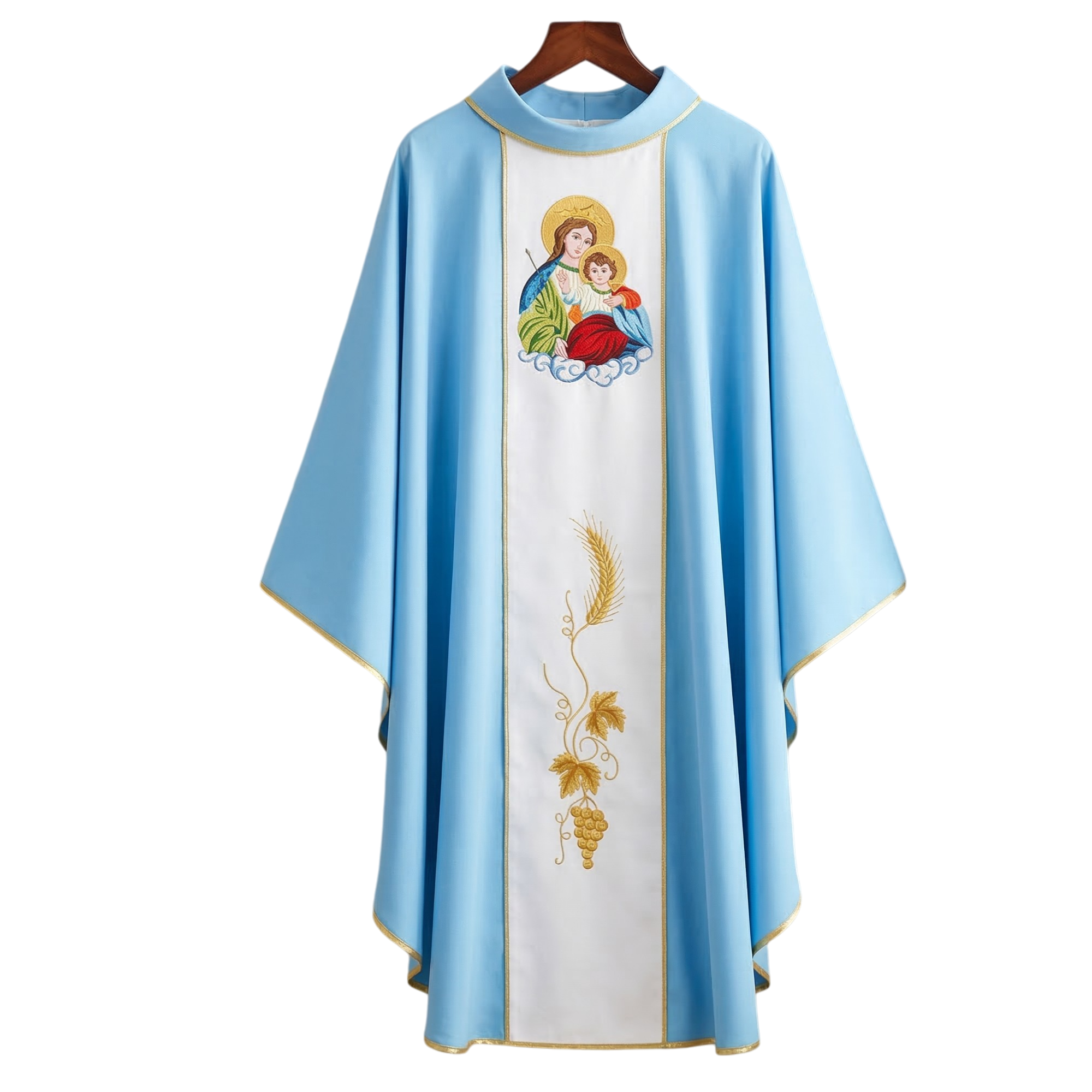 Áo lễ linh mục màu xanh - Qùa tặng tân linh mục - Qùa tặng cha  xứ