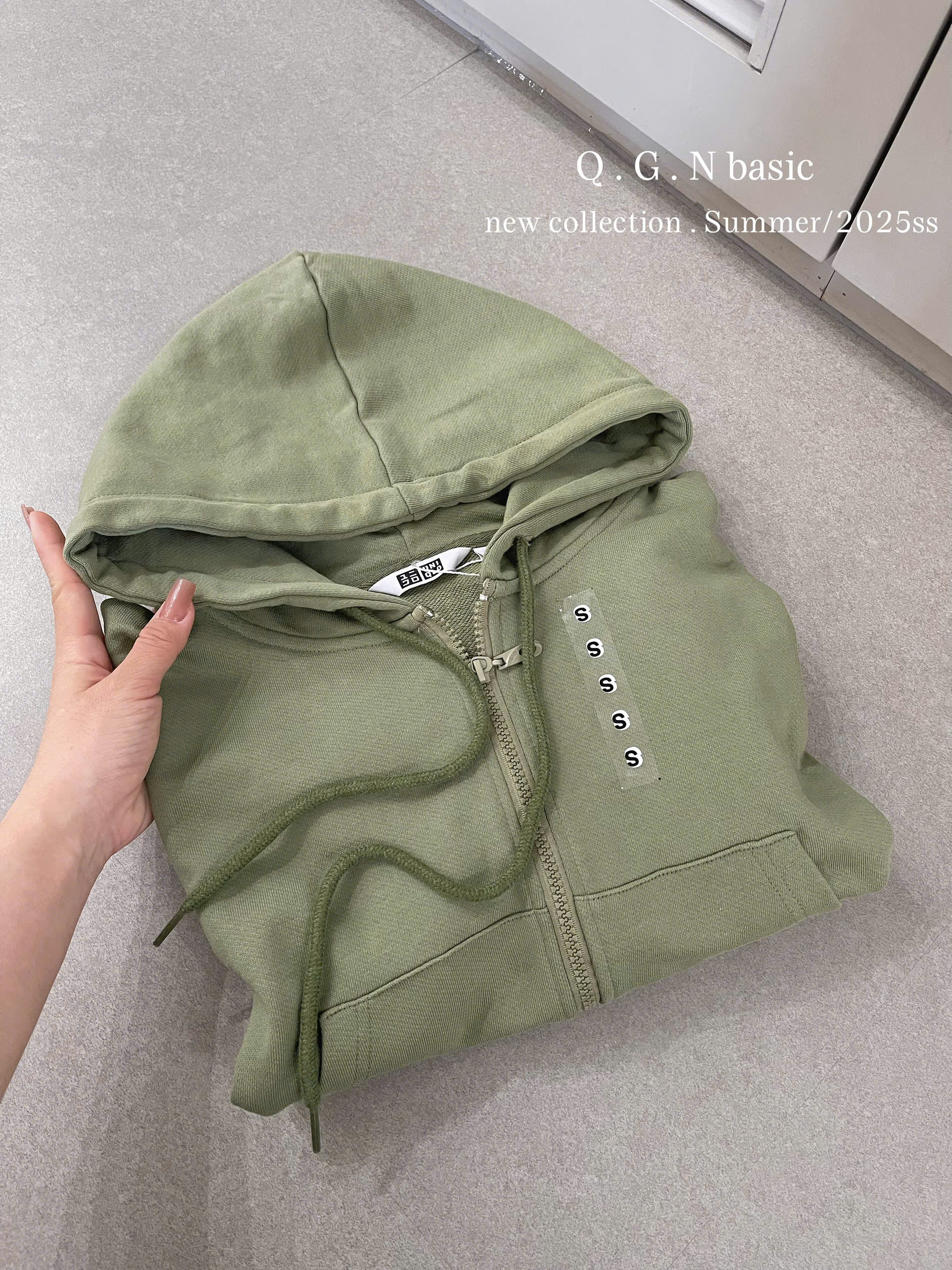 Áo khoác nỉ Uni ( RÊU )_thumbnail_14