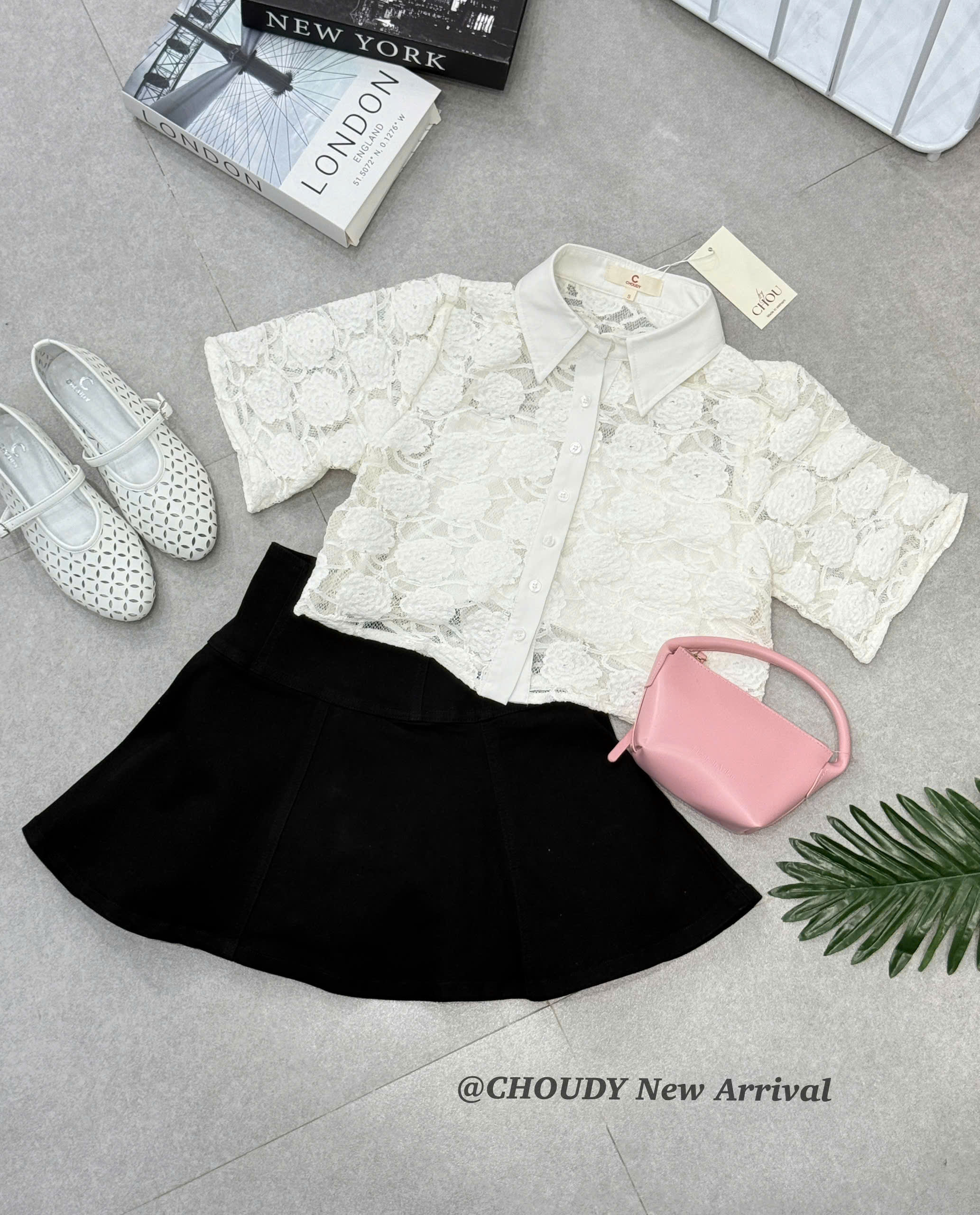 SALE U464 ÁO KIỂU REN TRẮNG (KÈM LÓT)_thumbnail_1