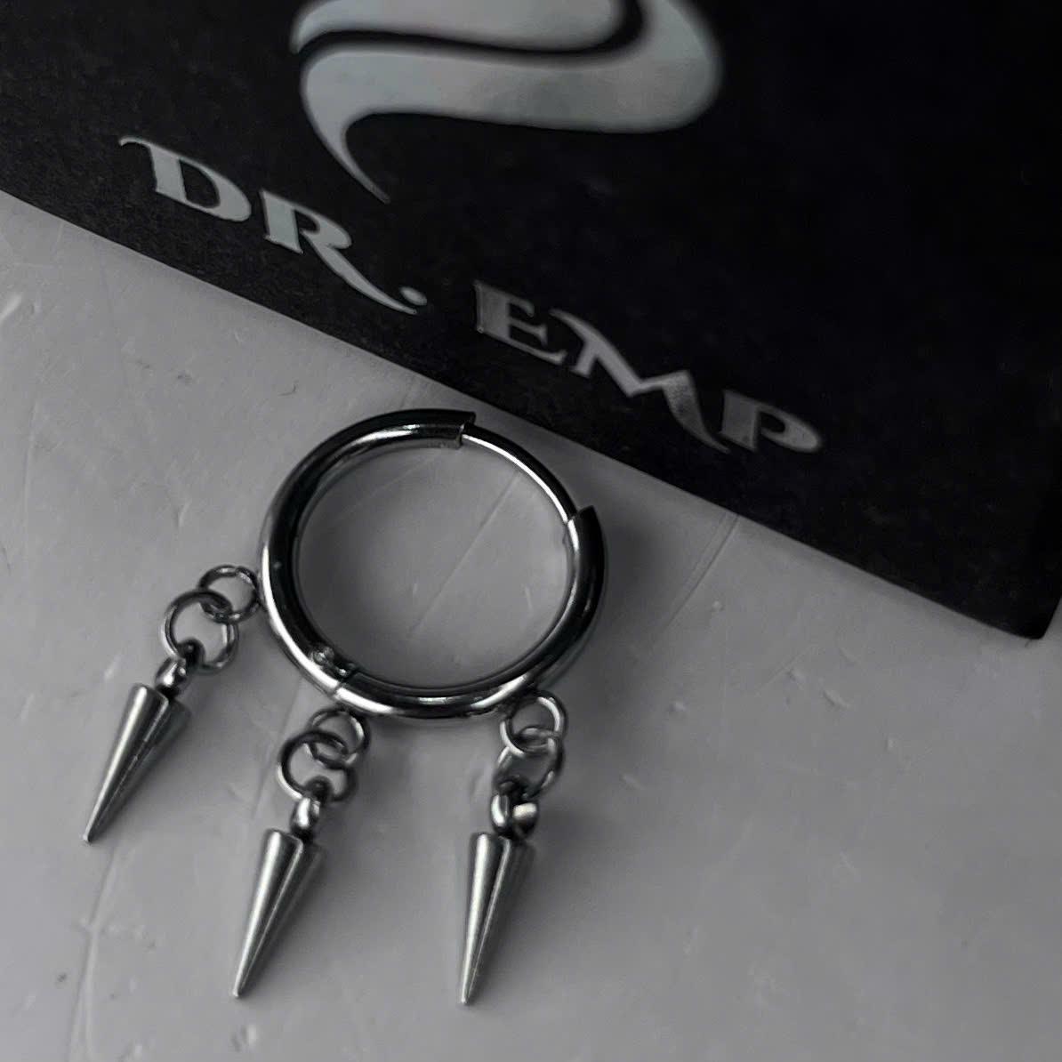 Khuyên vòng kiểu ba đinh nhọn nhỏ rơi_thumbnail_3