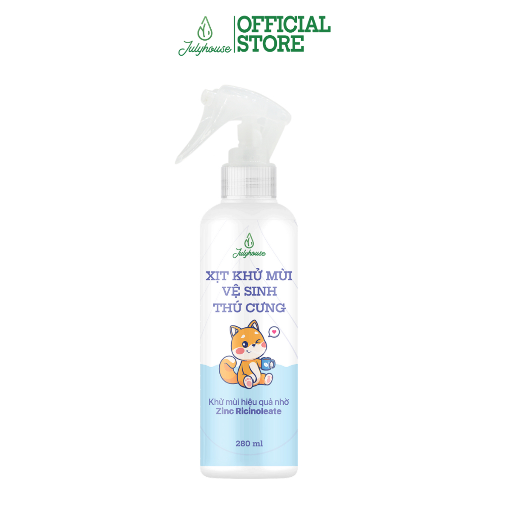 Xịt Khử Mùi Vệ Sinh Thú Cưng JULYHOUSE