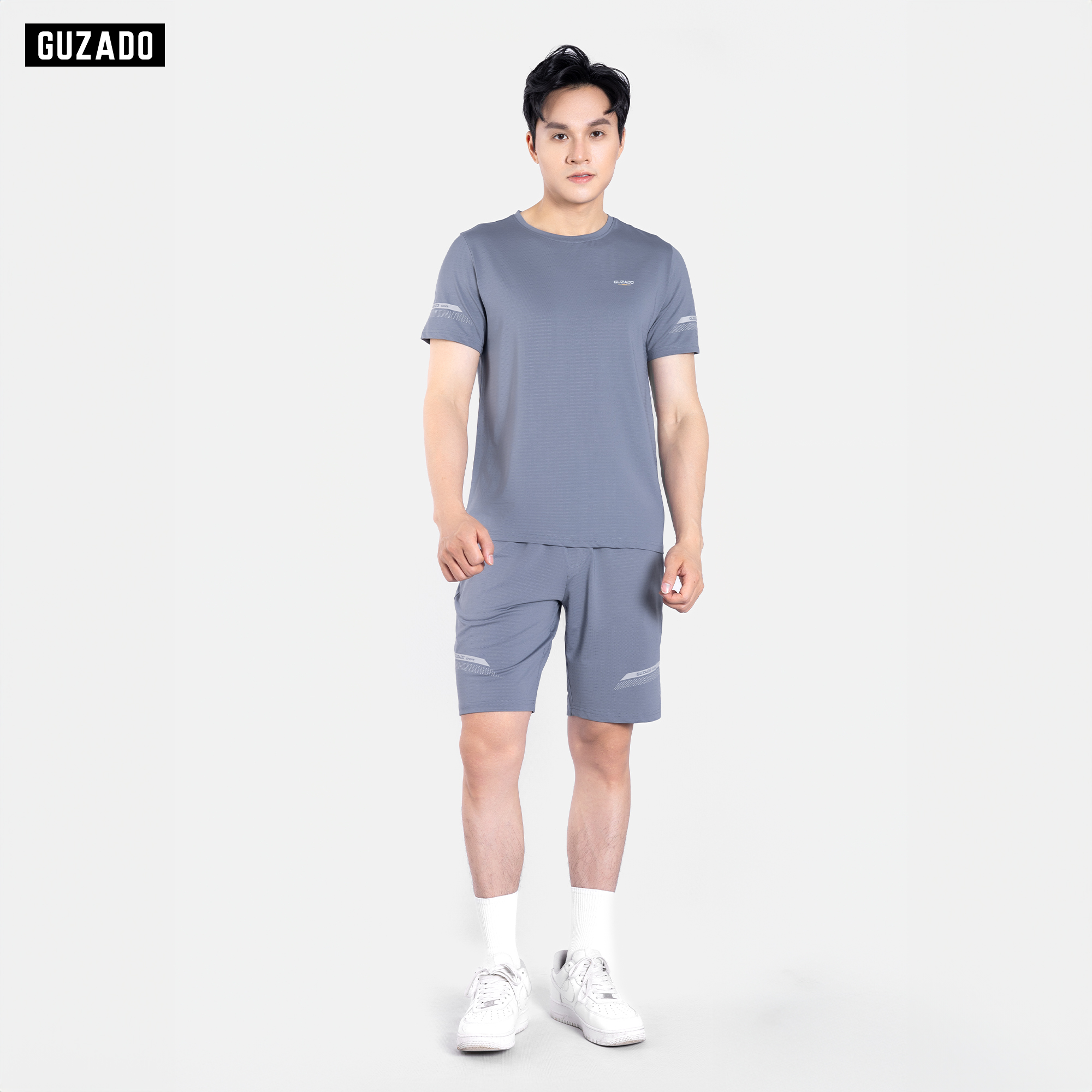 Bộ Thể Thao Nam GUZADO Mẫu Cộc Tay Mặc Thể Thao GBH01_thumbnail_8