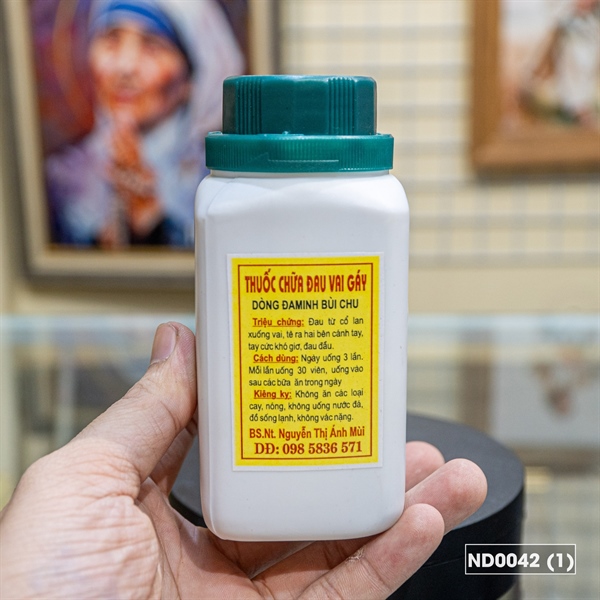 Thuốc chữa đau vai gáy - Dòng Đa Minh Bùi Chu_thumbnail_1