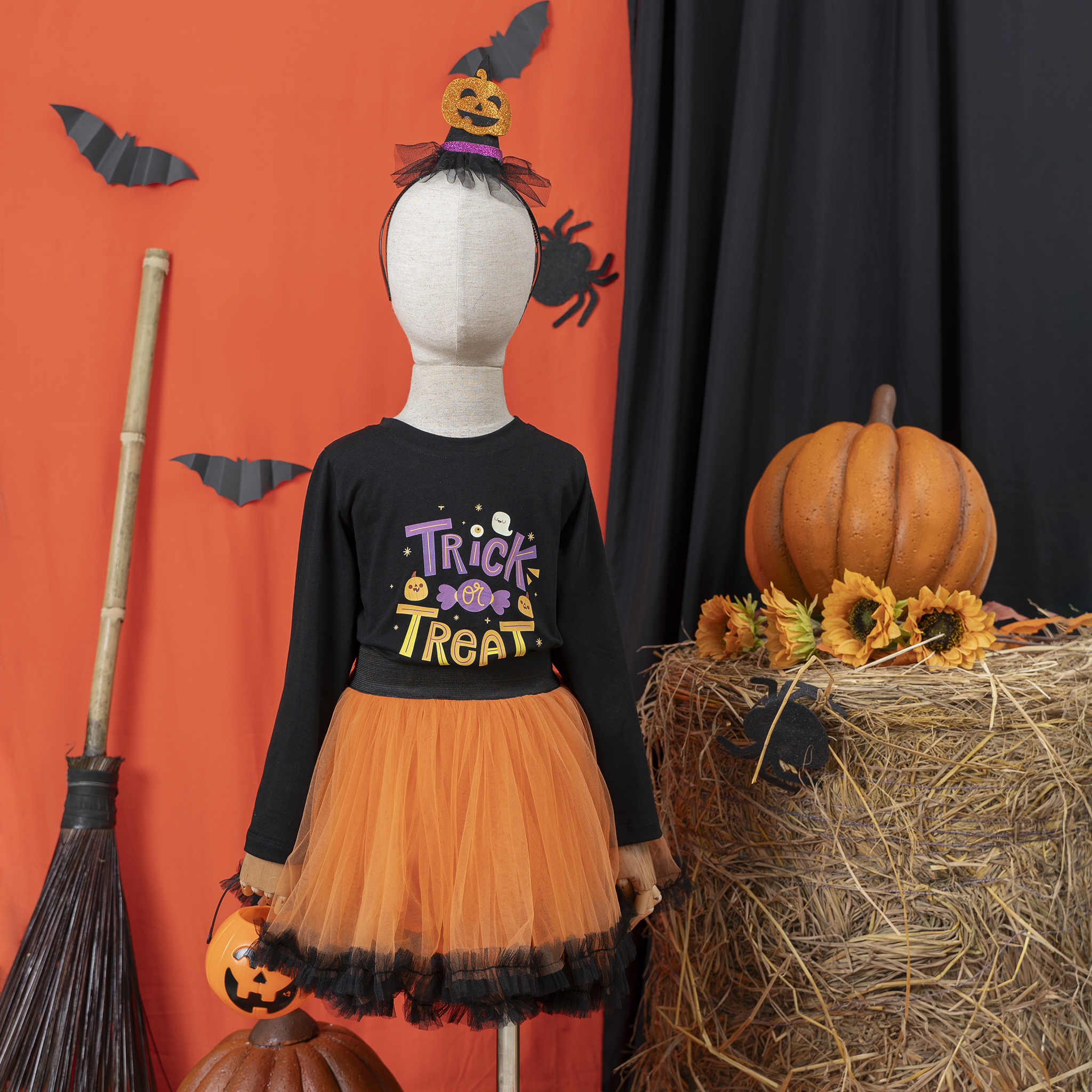 Set áo in kèm chân váy hoá trang bí ngô_thumbnail_5