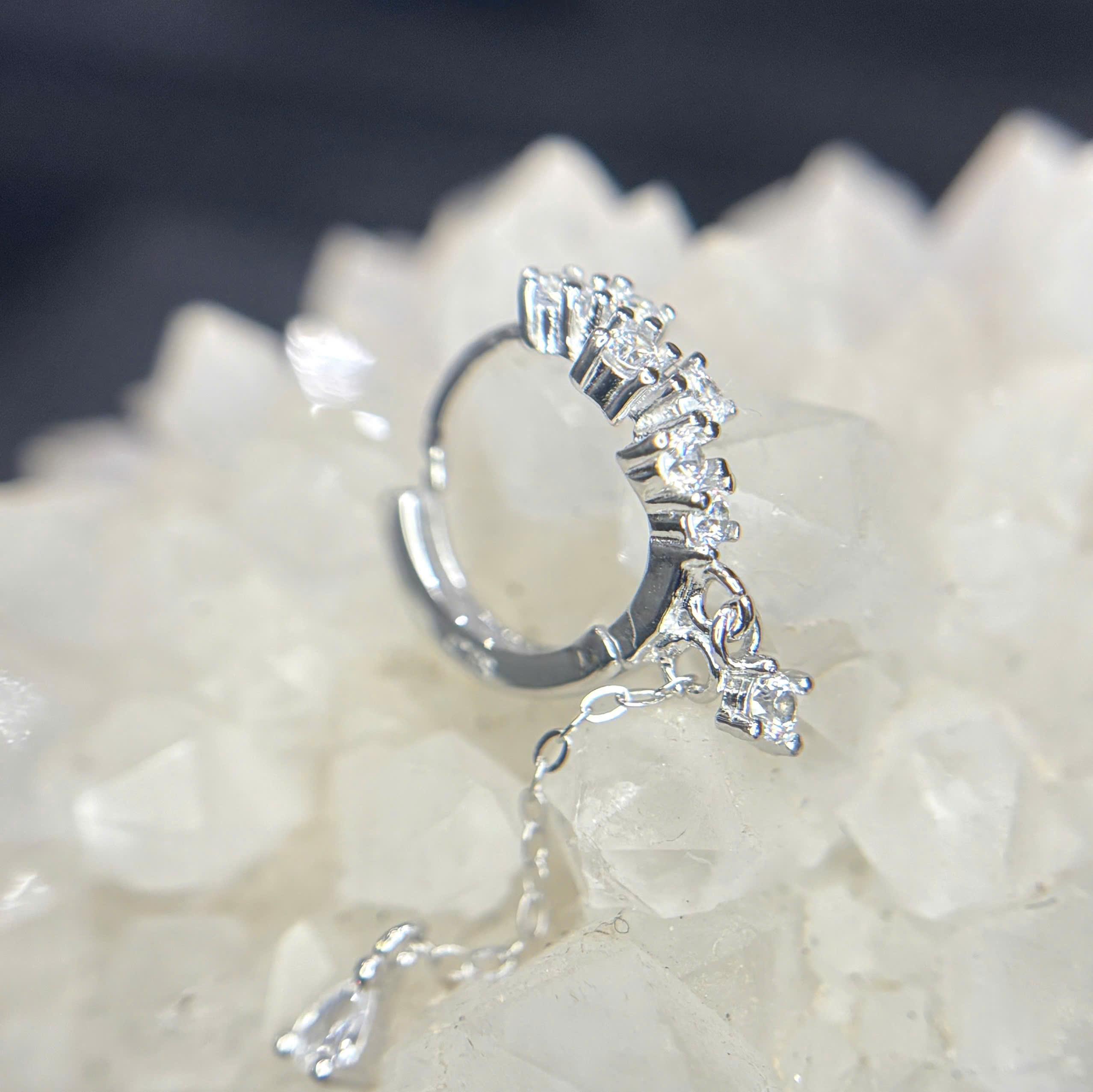 Khuyên vòng bạc xi kim kim cương zic zac rơi_thumbnail_1