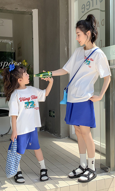 Áo thun du lịch Vũng Tàu cho bé form rộng thoáng mát AED1289 Miucho Kid in mix_thumbnail_6