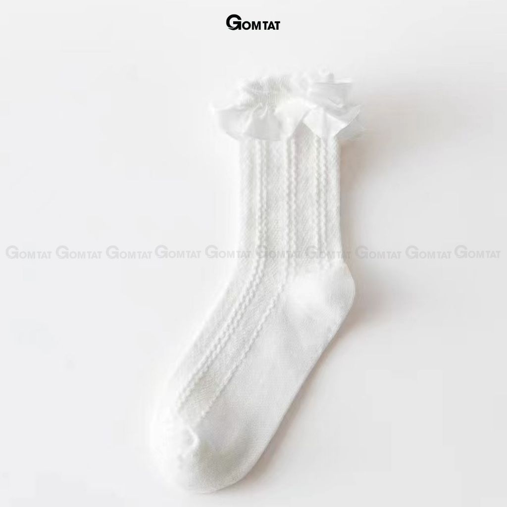 Tất ren trắng cao cổ nữ ZH-1802_thumbnail_1