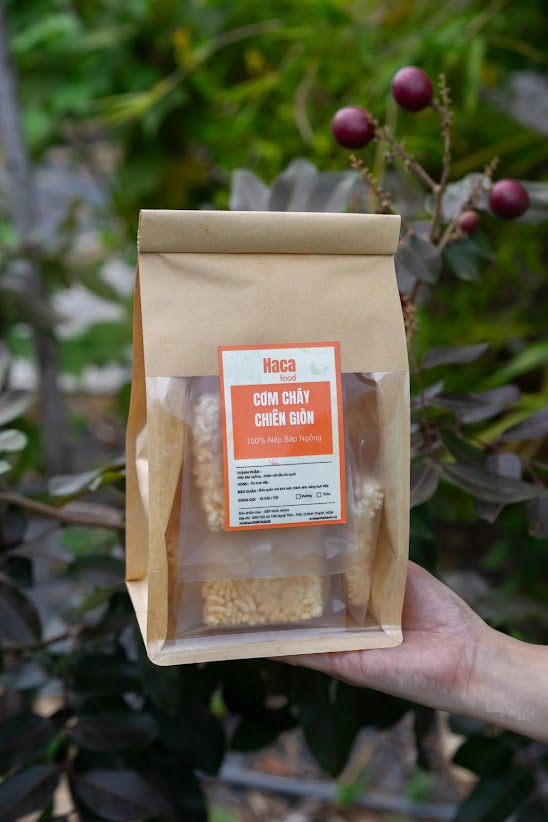 Cơm cháy chiên vuông 4x4 10 miếng