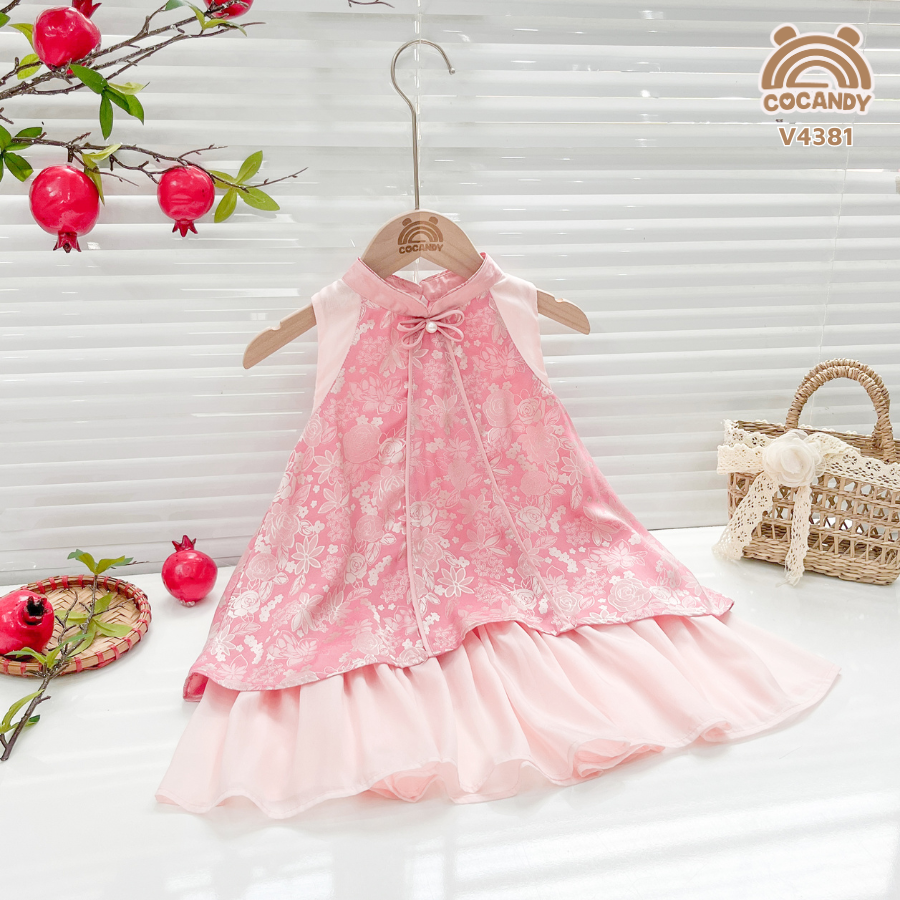 Váy yếm HỒNG ĐẬM họa tiết hoa_thumbnail_0