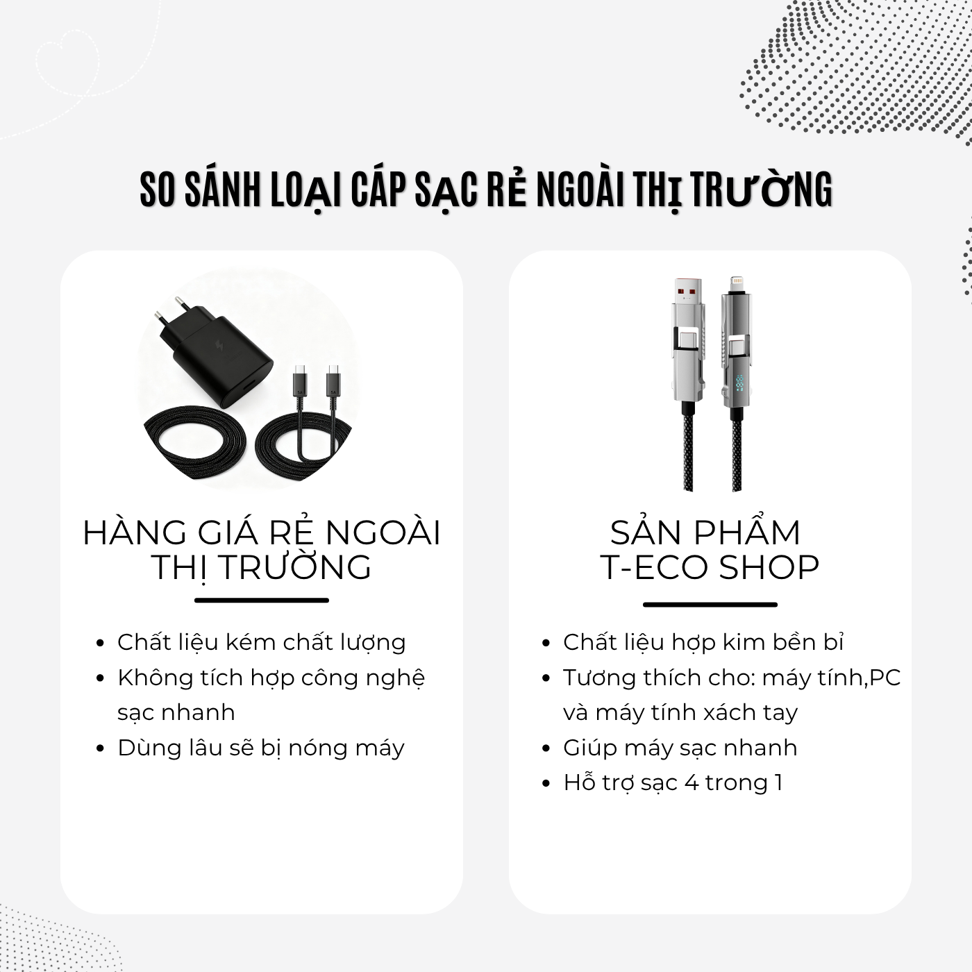 T-ECO SHOP | Cáp Sạc Nhanh 65W 4 Trong 1 – Type-C, iPhone, 1 Dây Dùng Mọi Máy, Không Rối_thumbnail_7