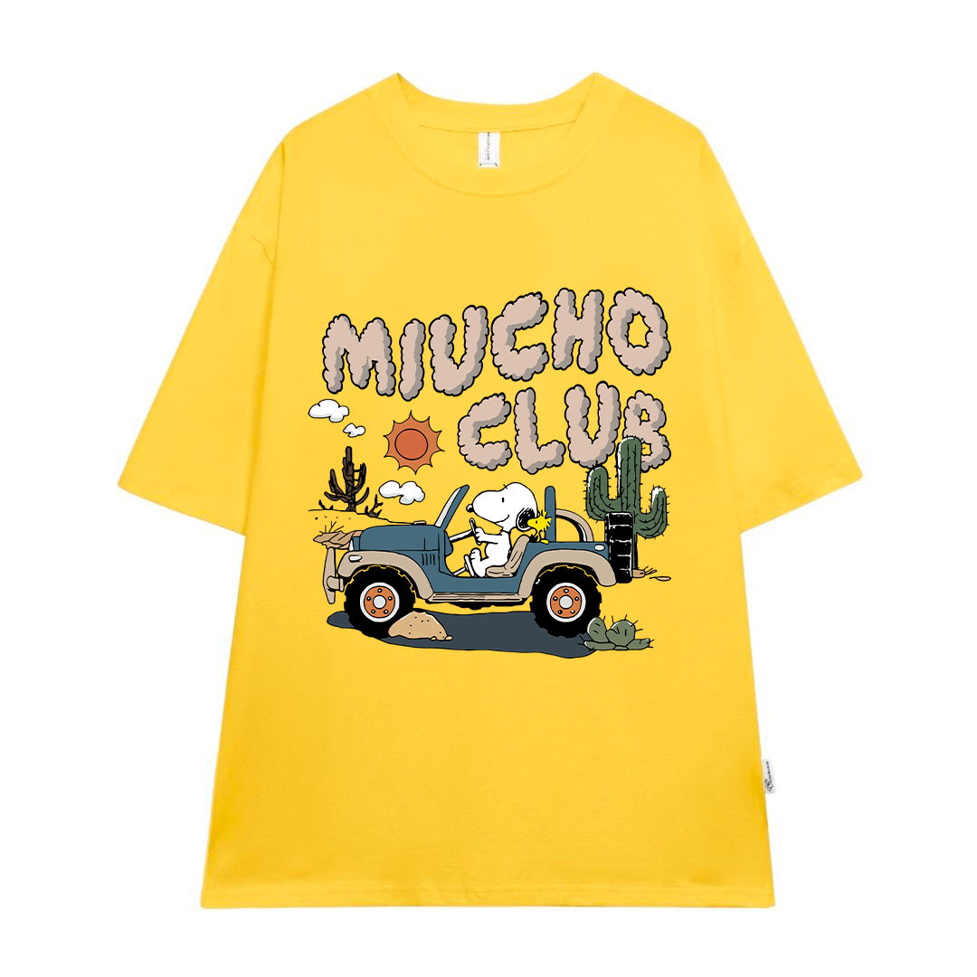 Áo thun nữ form rộng nhiều màu sắc ATD1491 Miucho vải cotton thoáng mát cổ tròn in mix_thumbnail_7