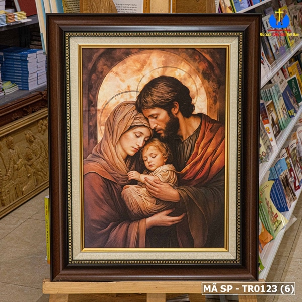 Tranh Gia Đình Thánh Gia cao cấp 40x50cm mẫu 16_thumbnail_2
