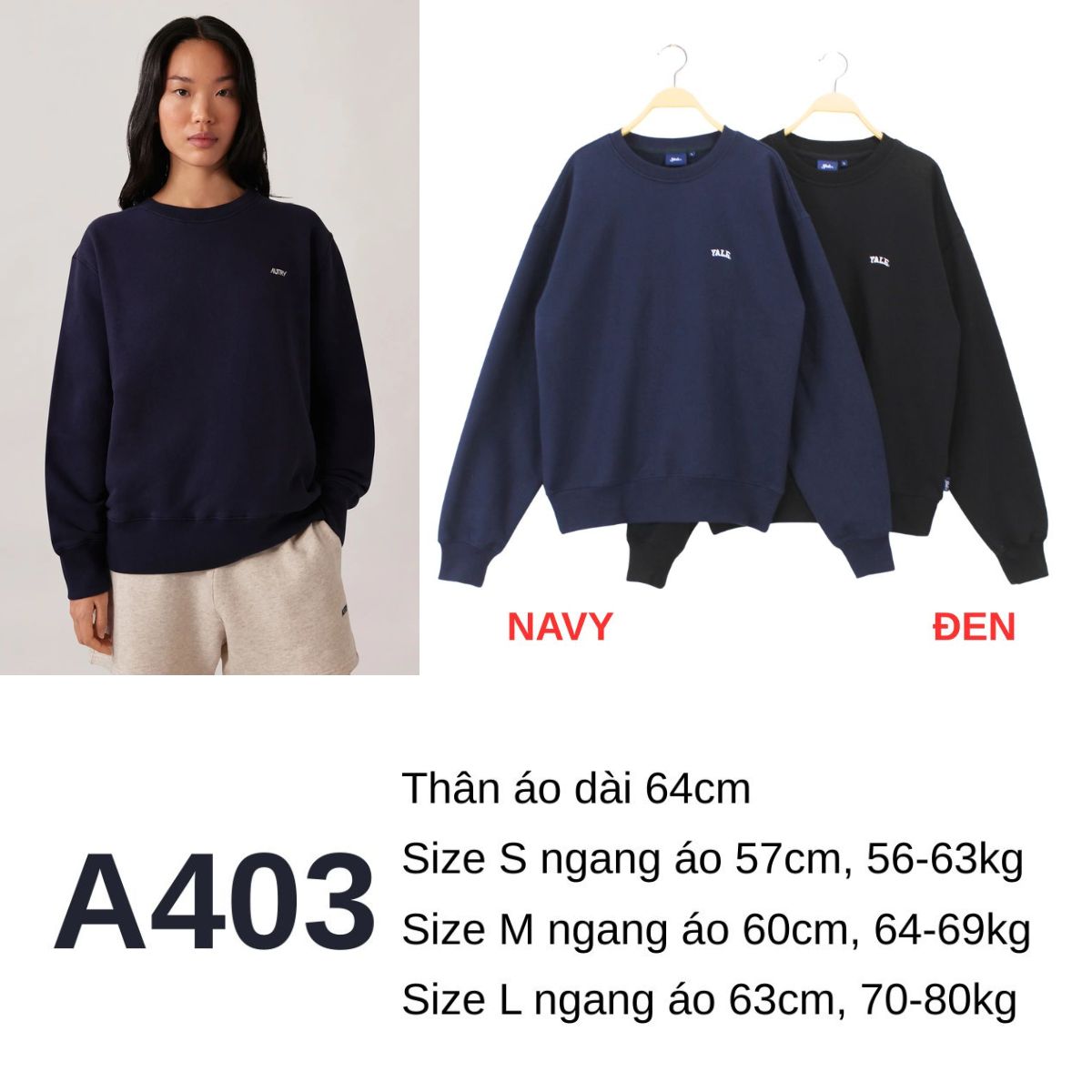 A403 Áo sweater