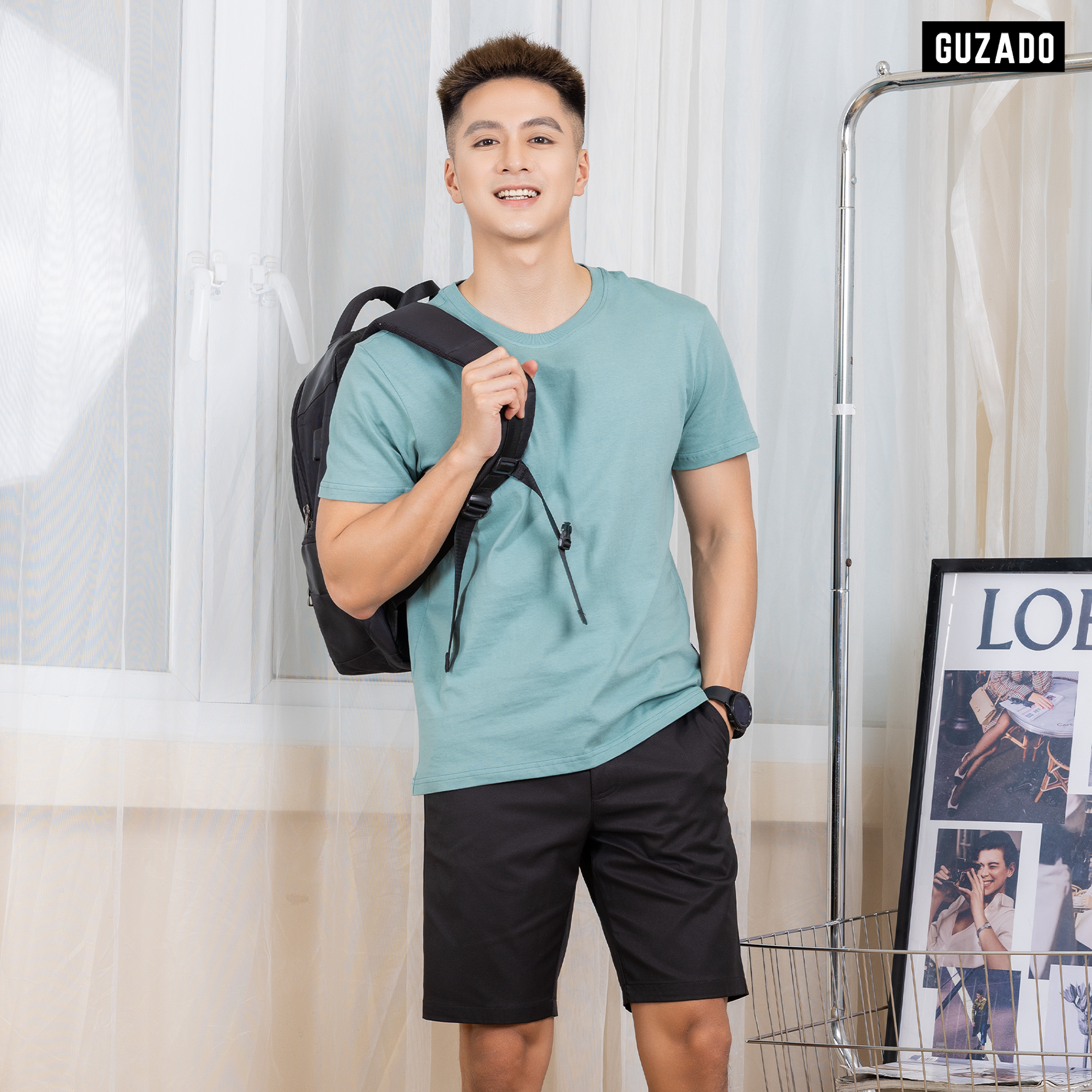 Áo GUZADO Cao Cấp Form Rộng,Vải Cotton Dày Dặn GTS05_thumbnail_17