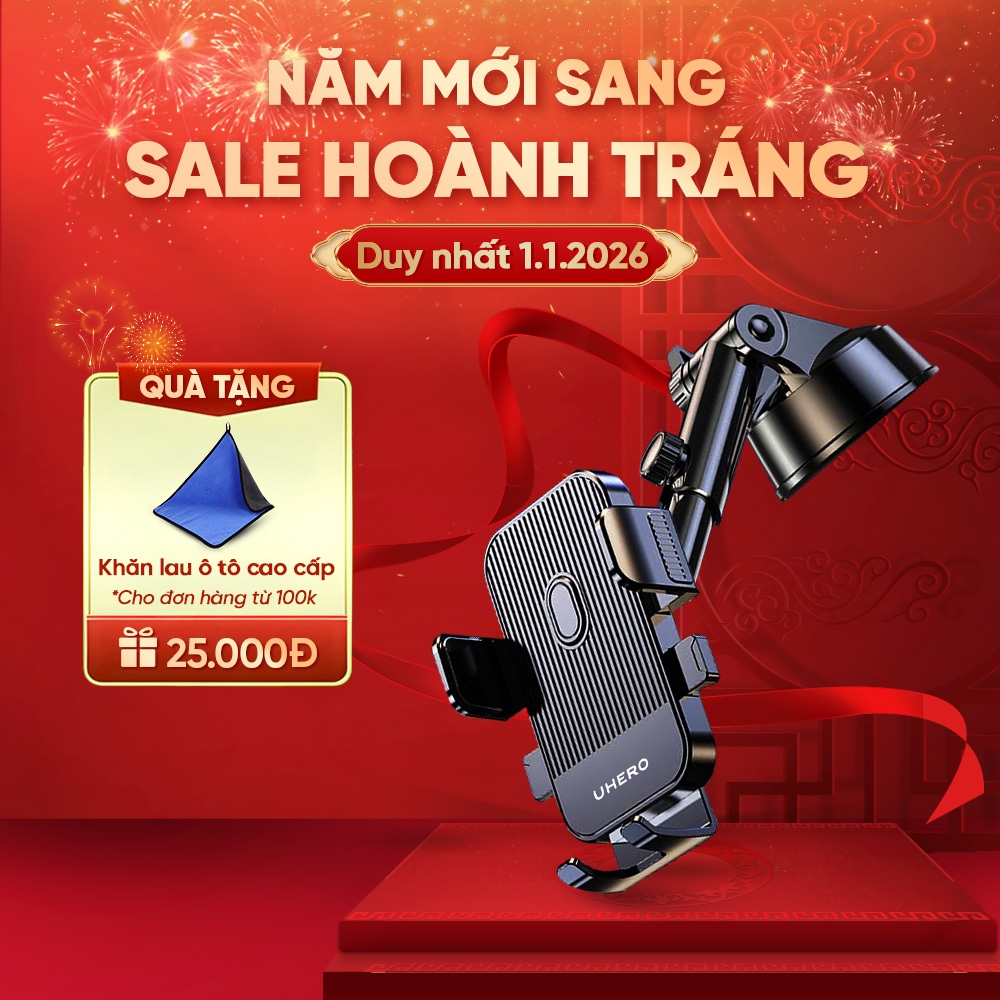 Giá đỡ điện thoại PHAV05, chất liệu nhựa ABS, KT: 23*10CM+/-10%, hiệu: UHERO, mới 100%