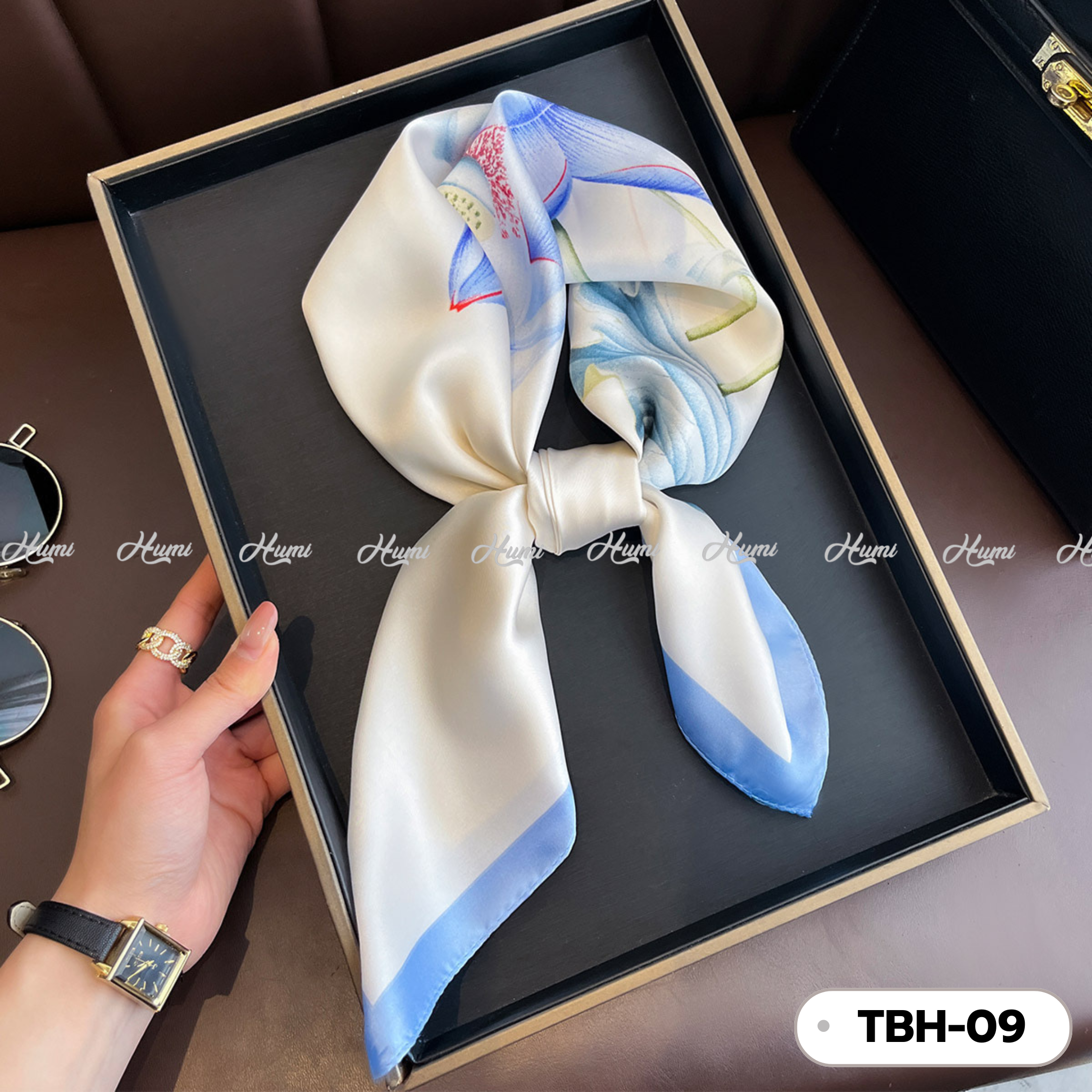 KHĂN LỤA VUÔNG HQ 70x70CM (TBH09)