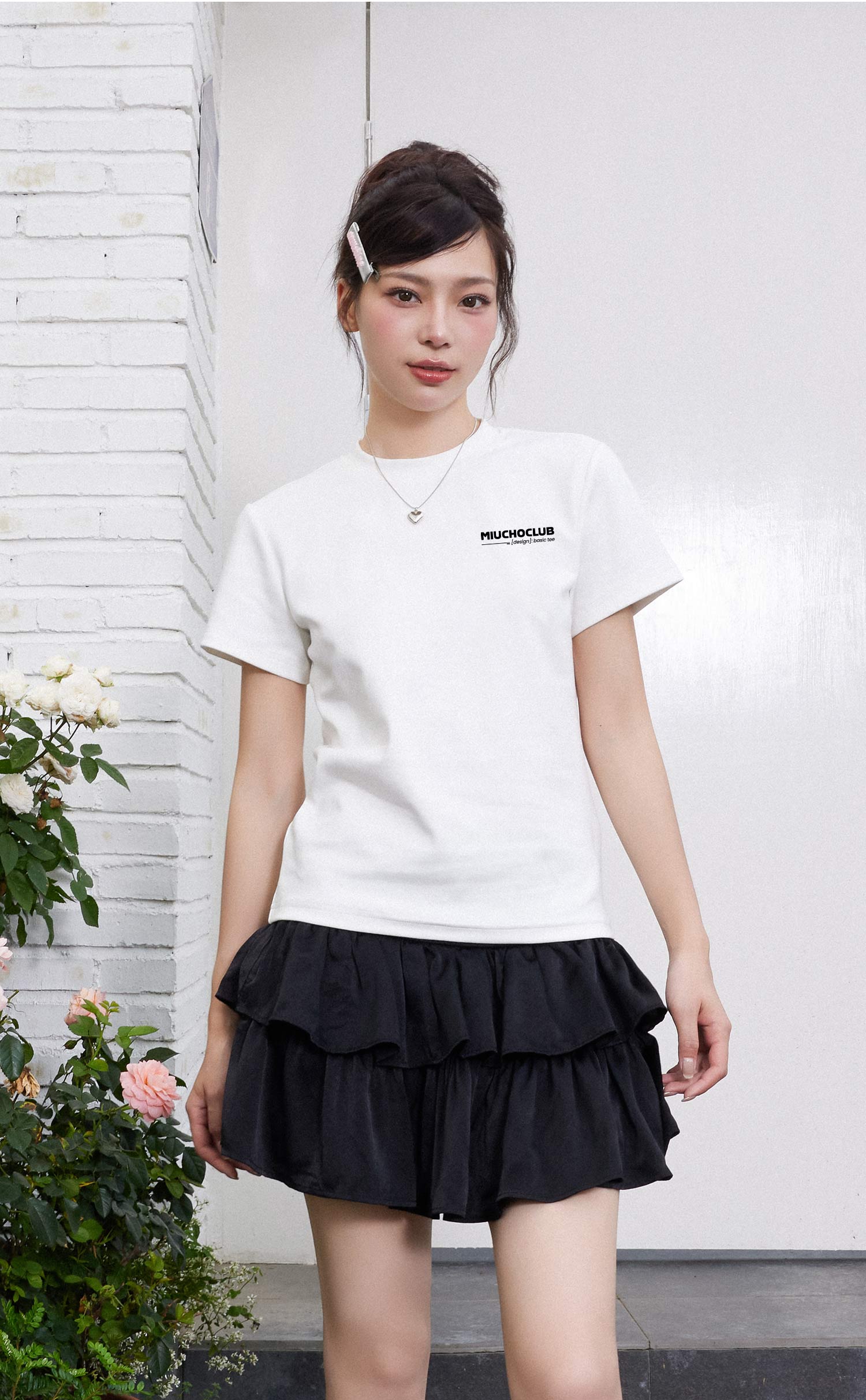 Áo baby tee ôm chất vải cotton co giãn 4 chiều thoáng mát ABD1695 Miucho in basic_thumbnail_3