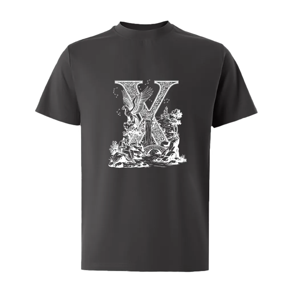 Áo phông form rộng Miucho Iconic vải cotton thoáng mát co giãn 2 chiều chữ X in artwork 2768_thumbnail_11