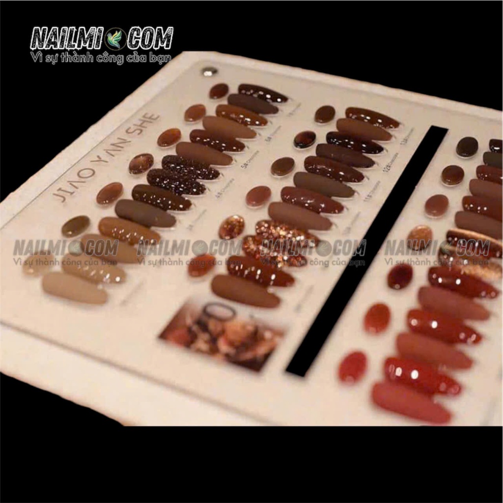 Sét sơn gel - Tông nâu - 20 màu - JIAOYANSHE_thumbnail_2
