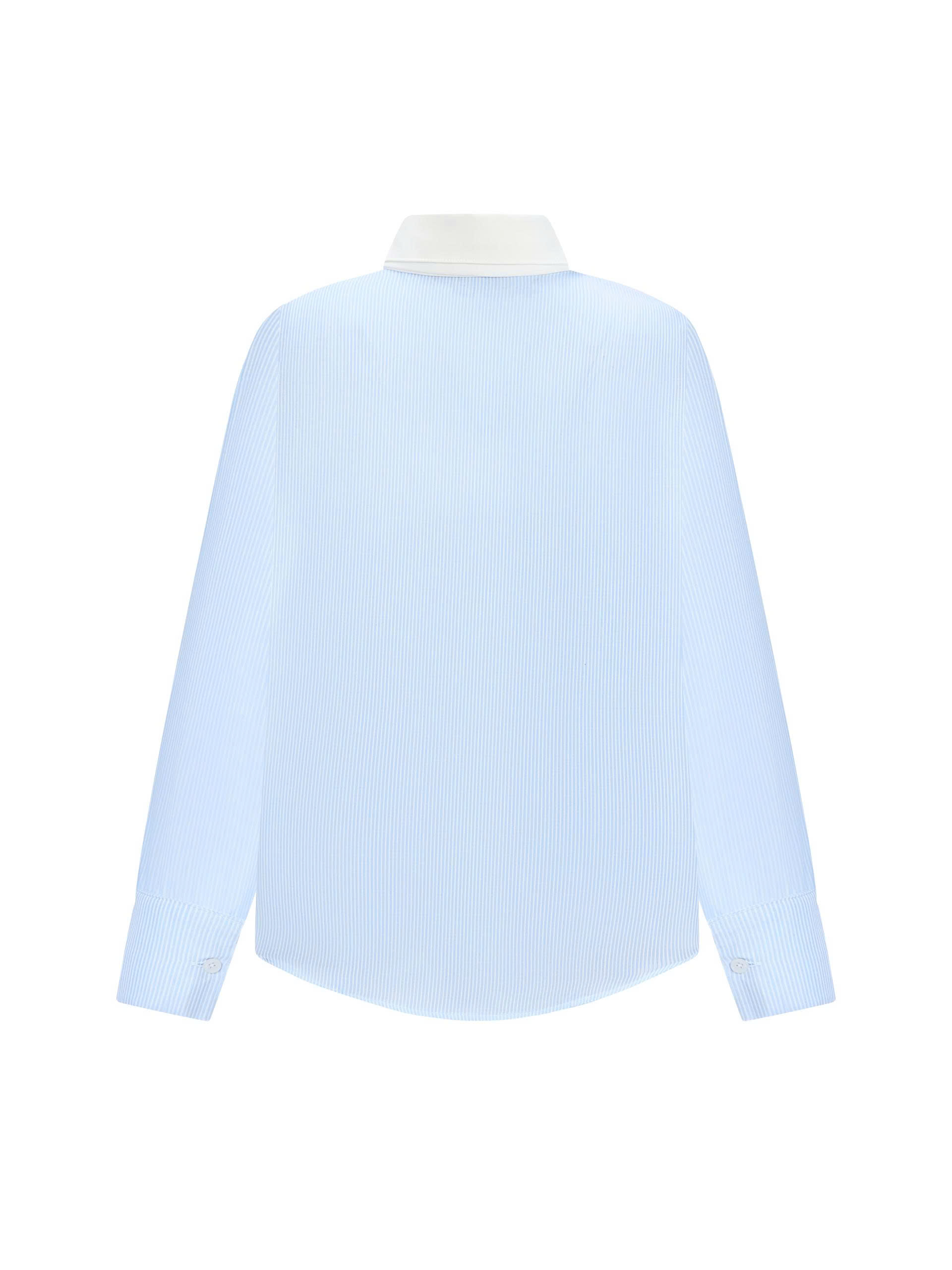 BIGSIZE NỮ - Aó sơ mi sọc tay dài phối viền dành cho nàng béo 55-90kg V-AK097_thumbnail_4