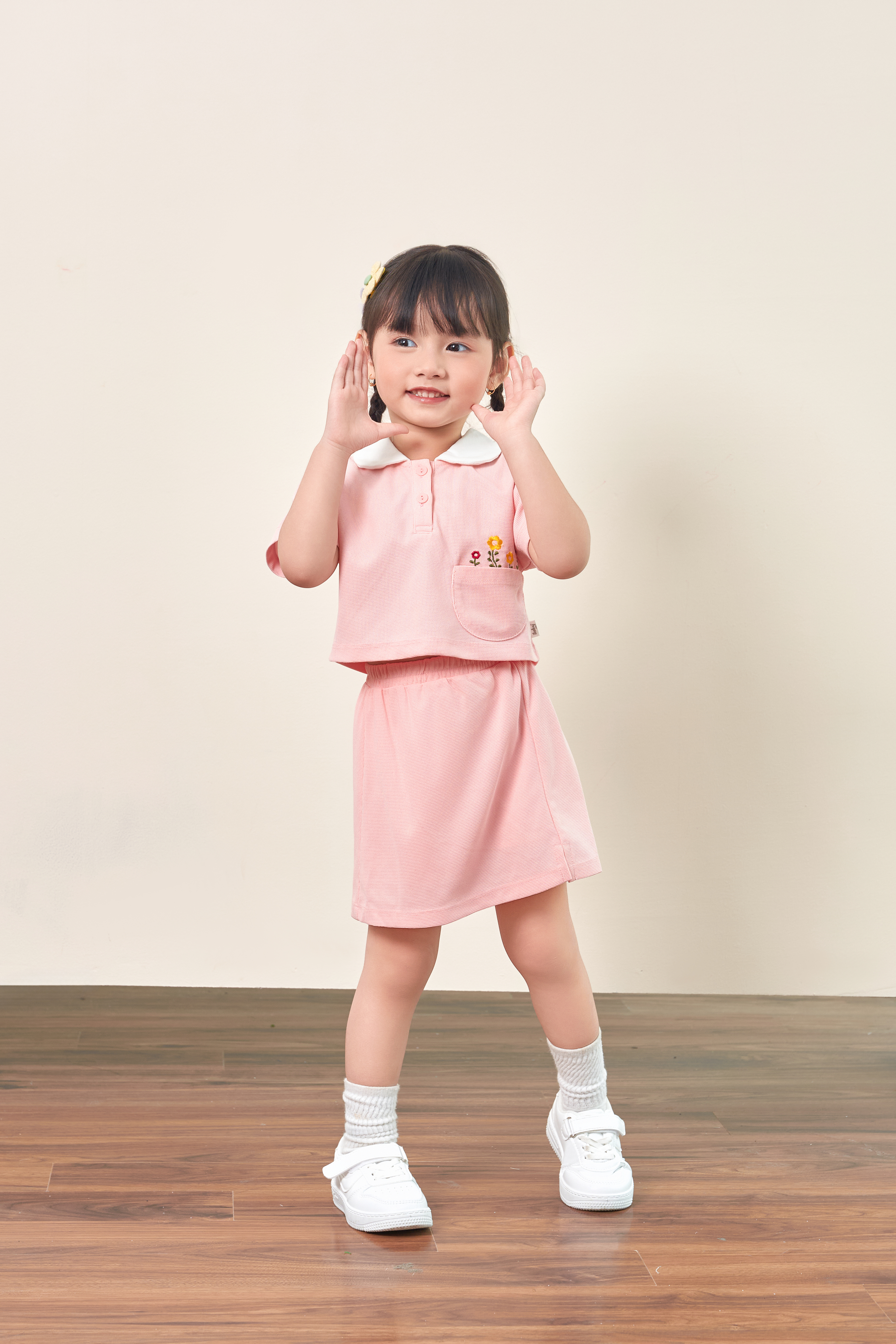 Set bé gái crotop phối cổ kèm chân váy xẻ_thumbnail_2