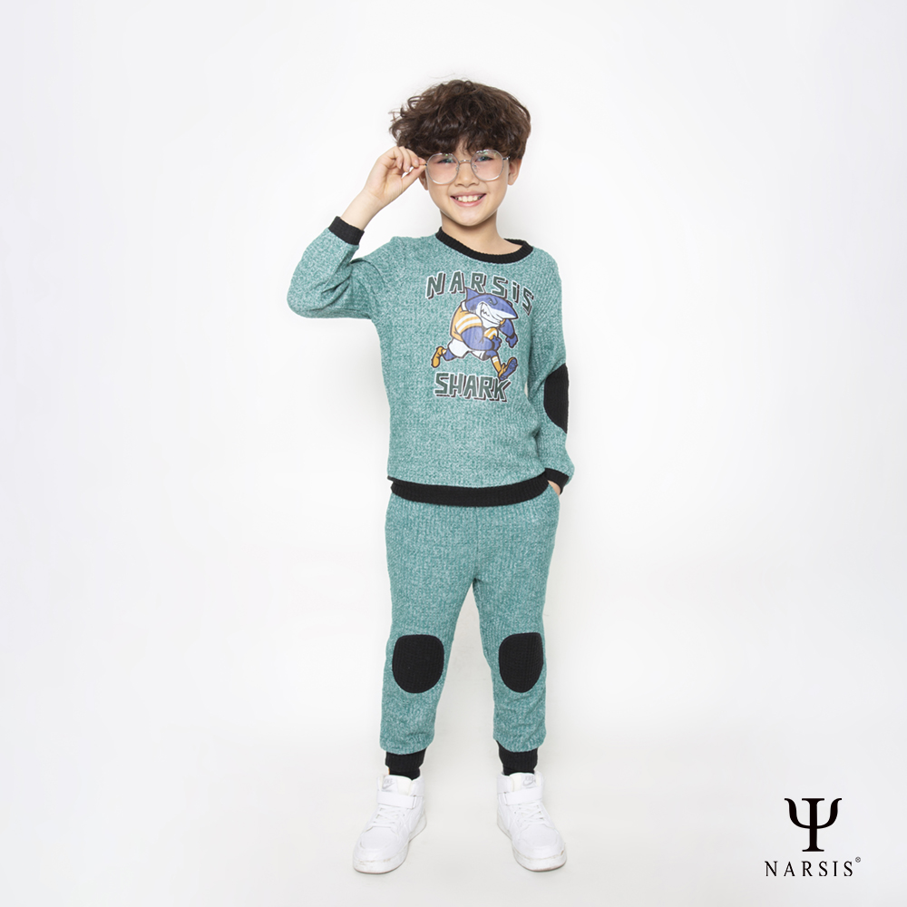 Set bé trai Narsis KE2126 họa tiết chữ nổi, chất len mềm mại, phù hợp mùa lạnh._thumbnail_4