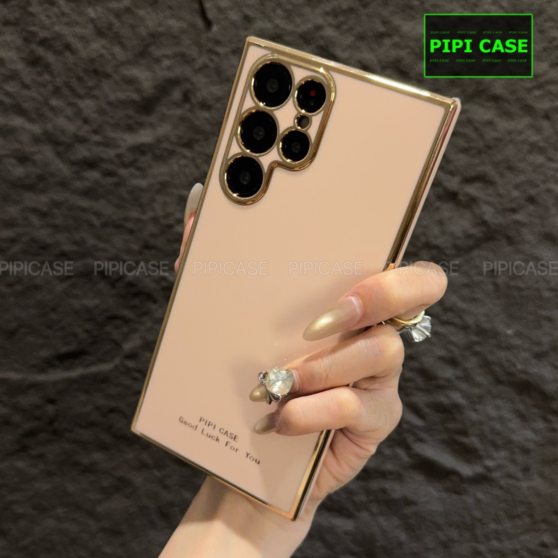 Ốp Lưng Samsung S22 Ultra 5G - Royal - Vàng Hồng