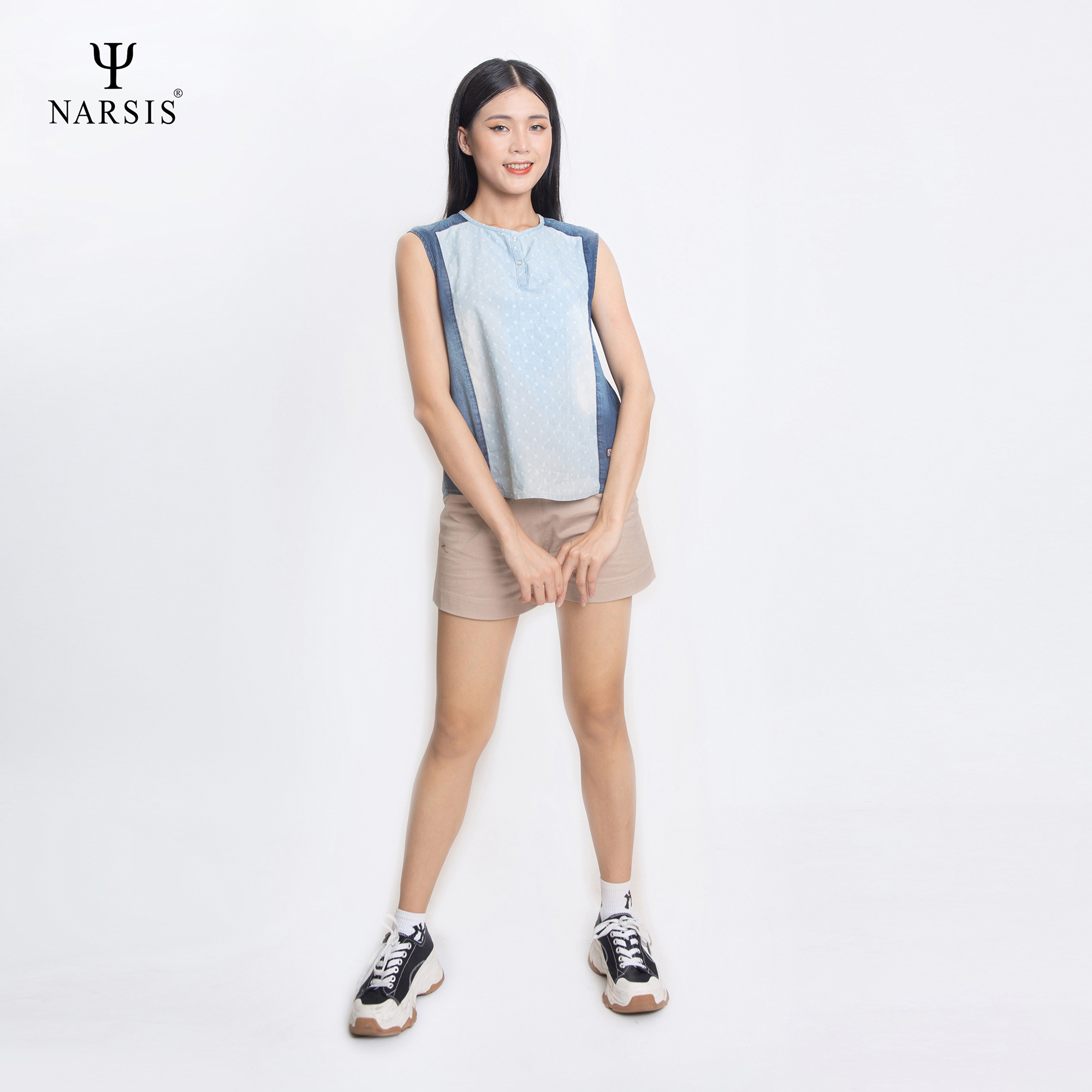 ÁO JEAN NỮ L7041 NARSIS CHẤT LIỆU JEAN BỀN BỈ, CÁ TÍNH, TRẺ TRUNG, THỜI TRANG, TRẺ TRUNG, THỜI TRANG_thumbnail_2