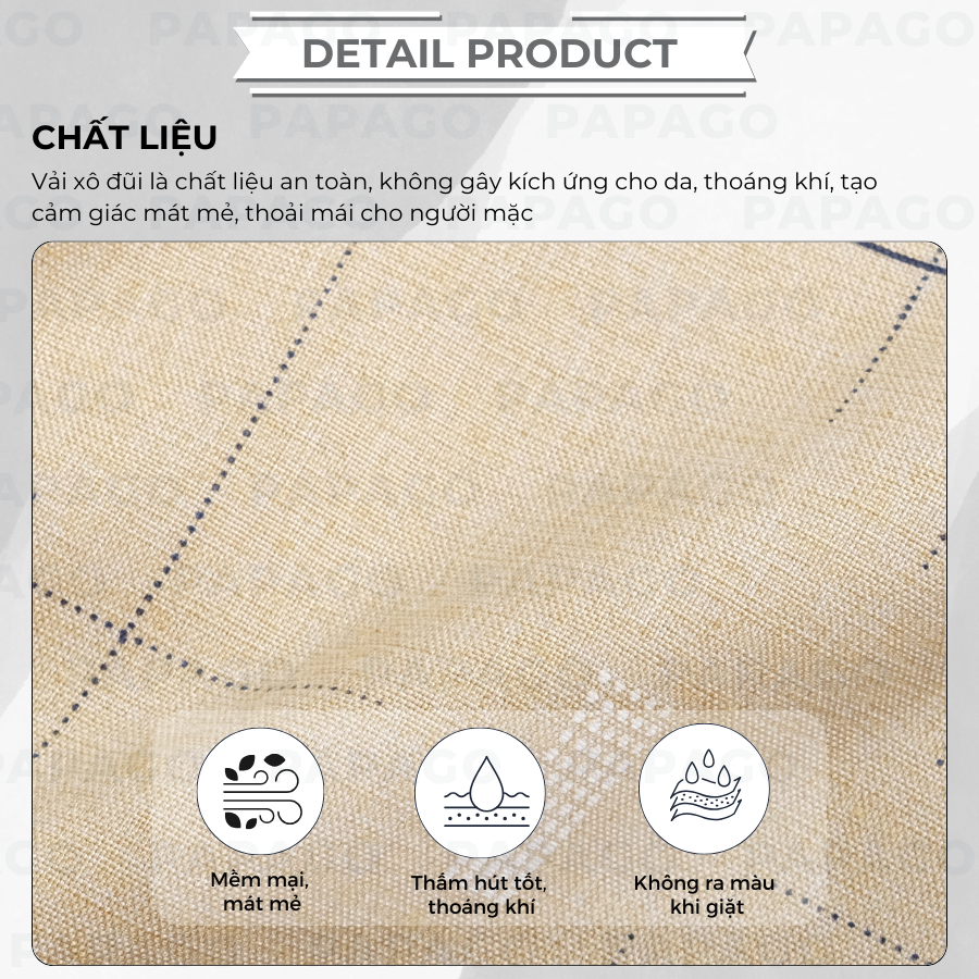 Áo sơ mi nam trung niên PAPAGO tay ngắn lai bầu vải xô đũi in họa tiết - P24SNHT009_thumbnail_3