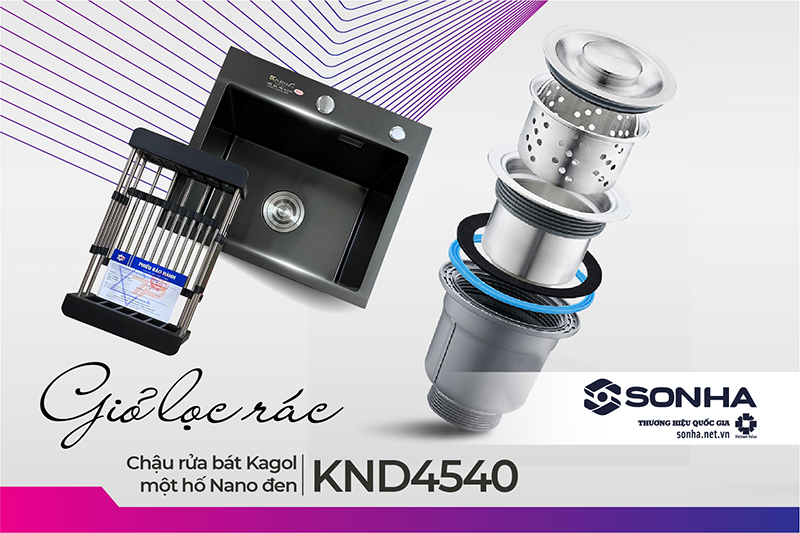 Giỏ lọc rác Kagol KND4540 