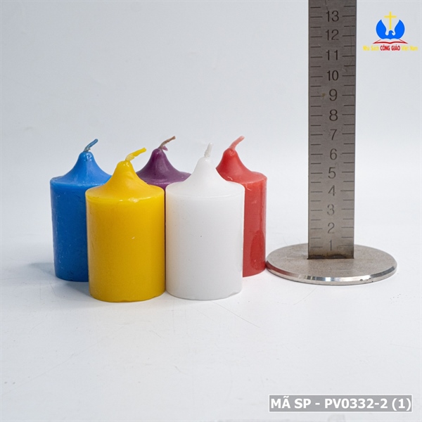 Nến Votive vỉ 6 viên màu đỏ Vivian_thumbnail_2