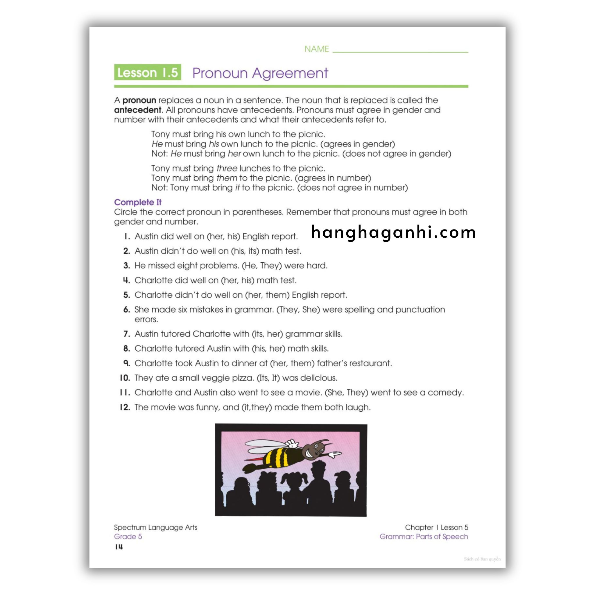 Sách Spectrum Language Arts Workbook Grade 5_thumbnail_11