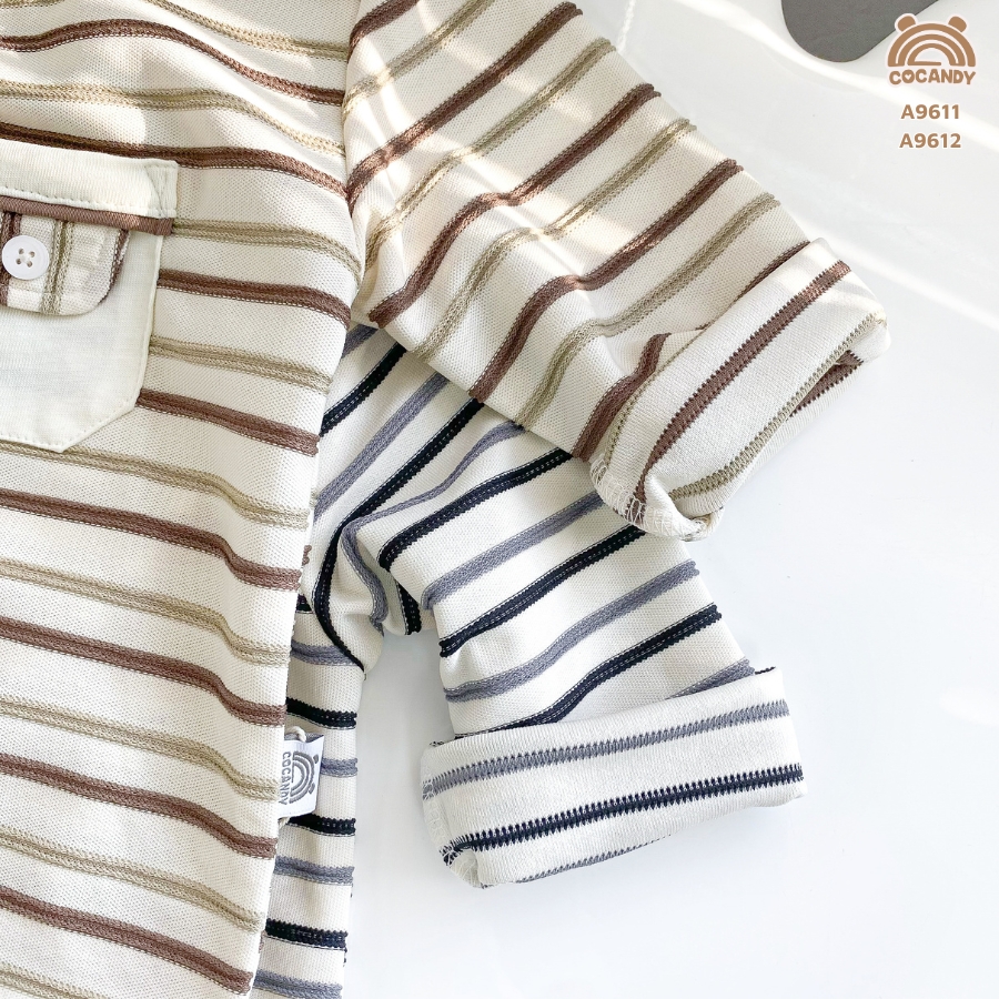 Áo thun dài kẻ ĐEN BE túi ngực_thumbnail_7