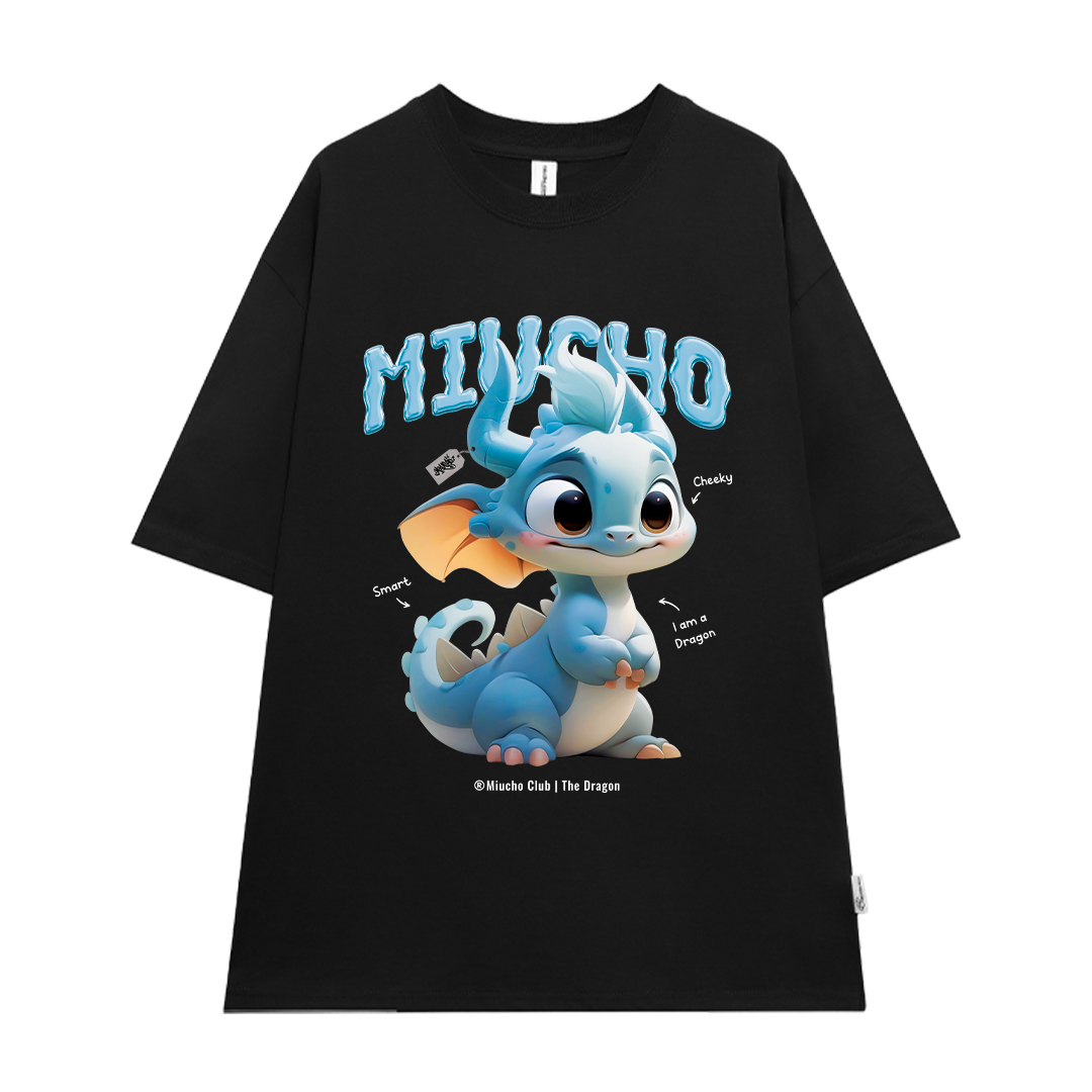 Áo thun form rộng 12 con giáp tuổi Thìn ATD1241 Miucho tay ngắn cổ tròn in mix_thumbnail_14